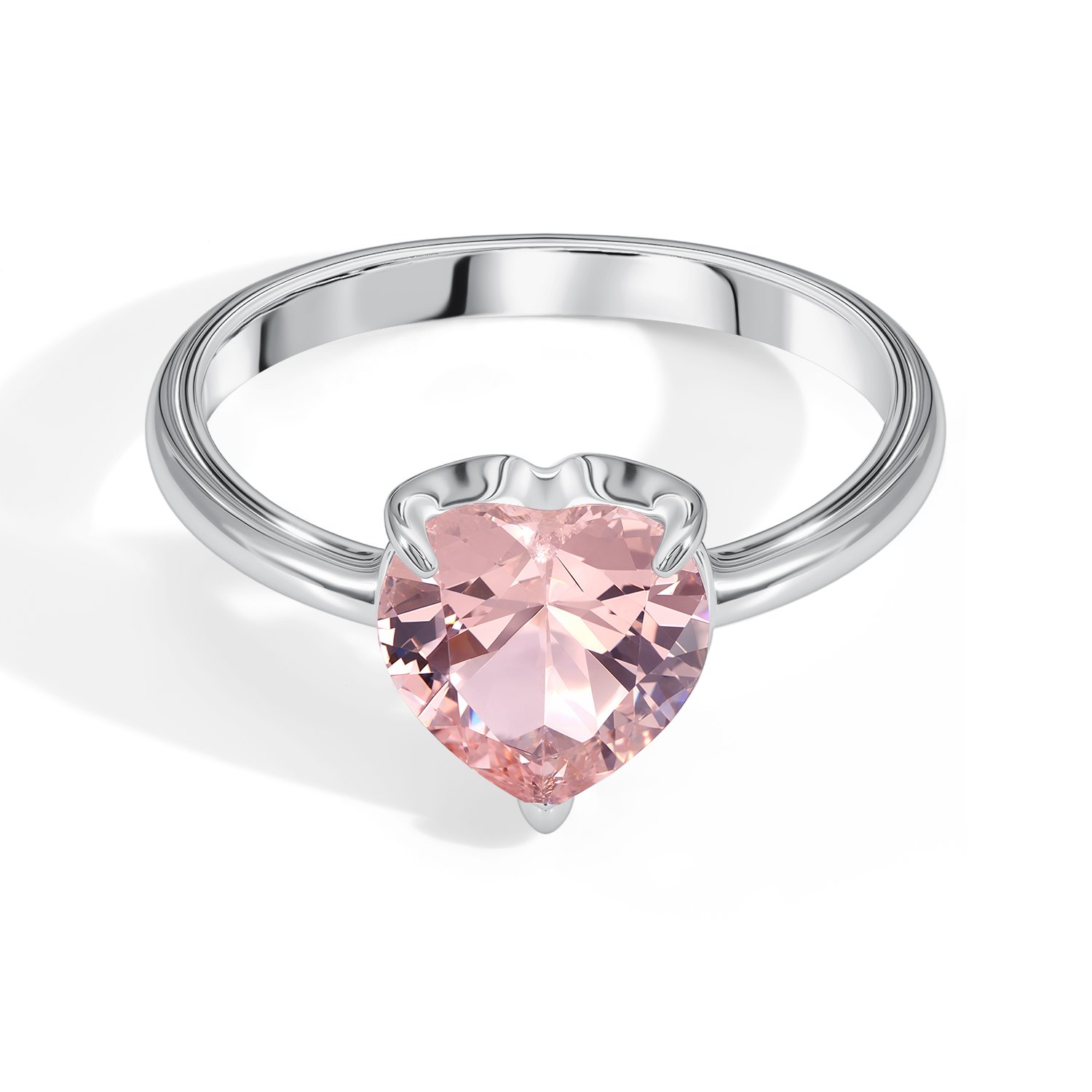 Серебряное кольцо с фианитом