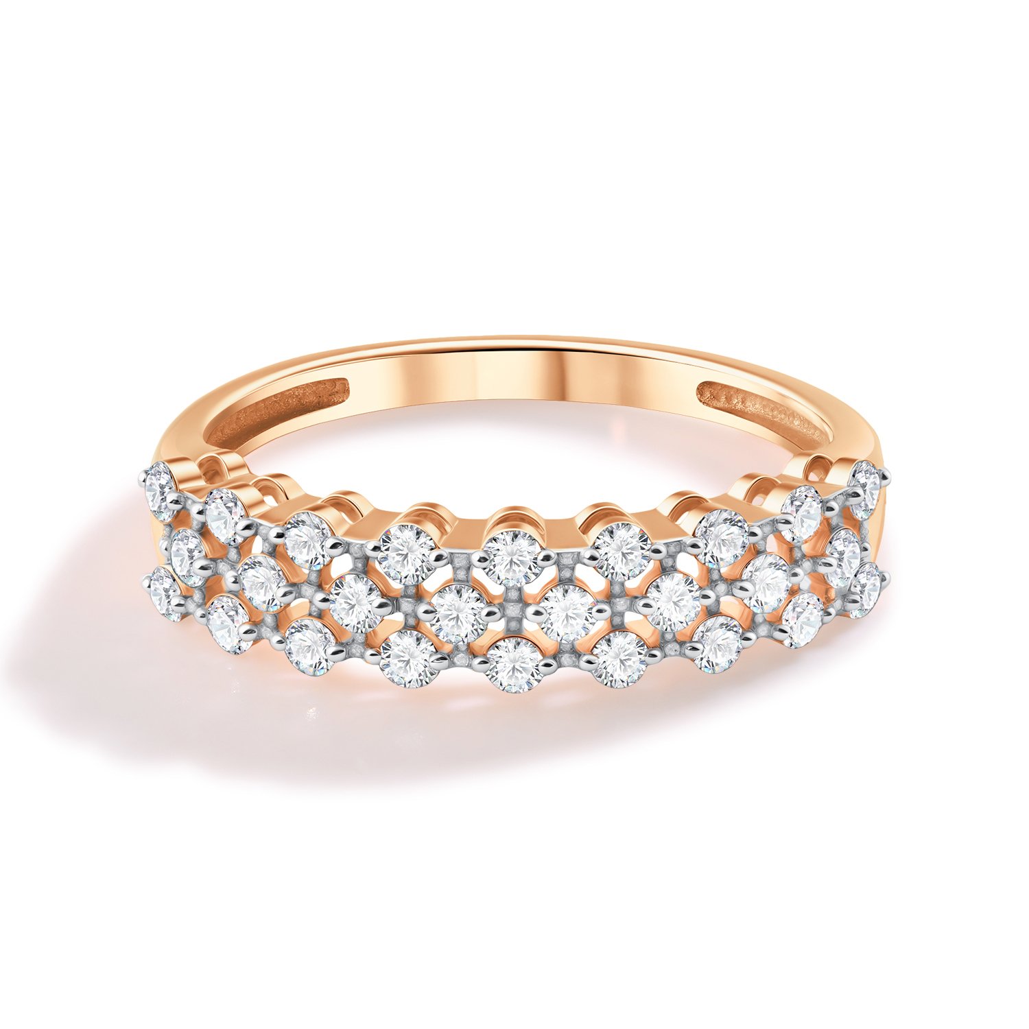 Золотое кольцо с бриллиантами