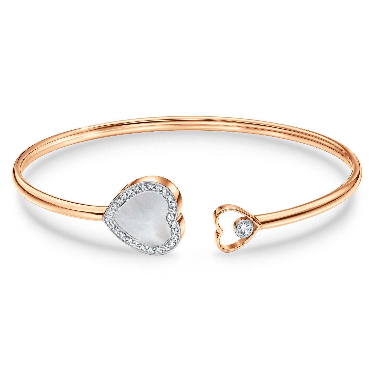 Фото «Золотой браслет с перламутром и бриллиантами»