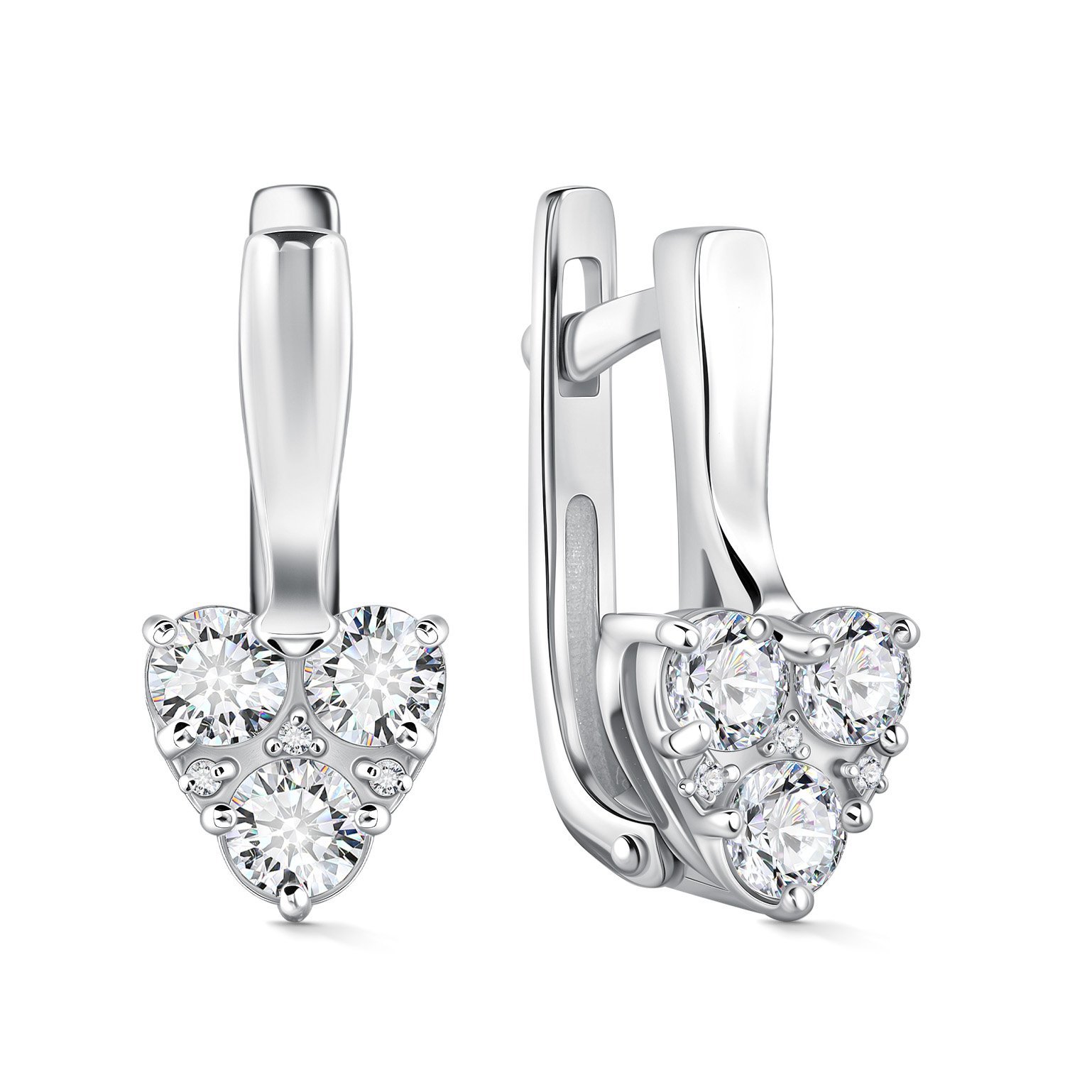 Фото «Золотые серьги с бриллиантами»