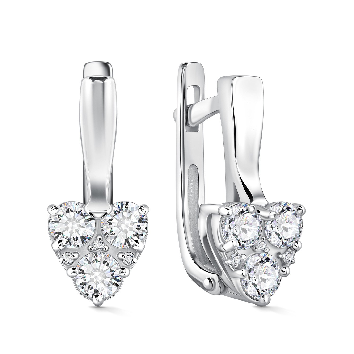 Фото «Золотые серьги с бриллиантами»