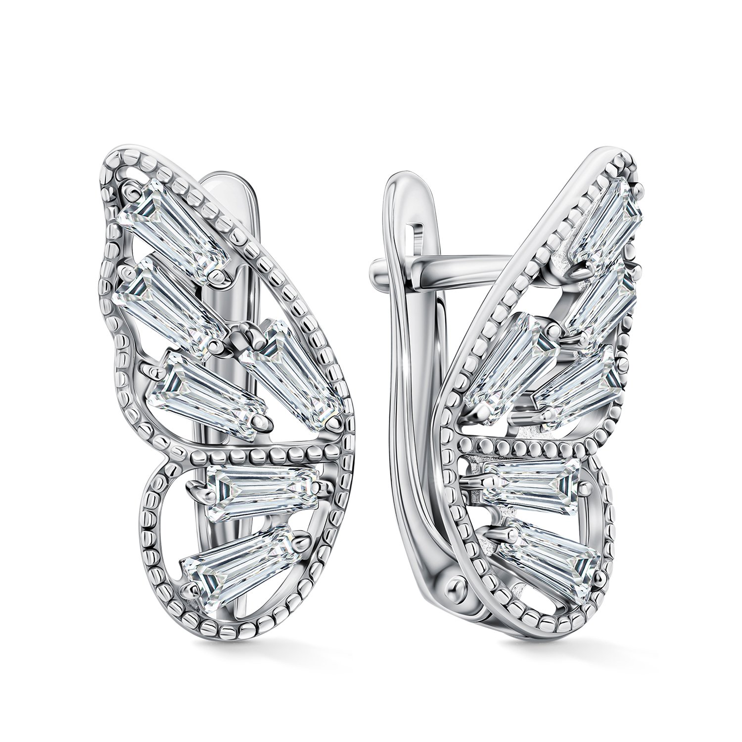 Фото «Серебряные серьги с фианитами»