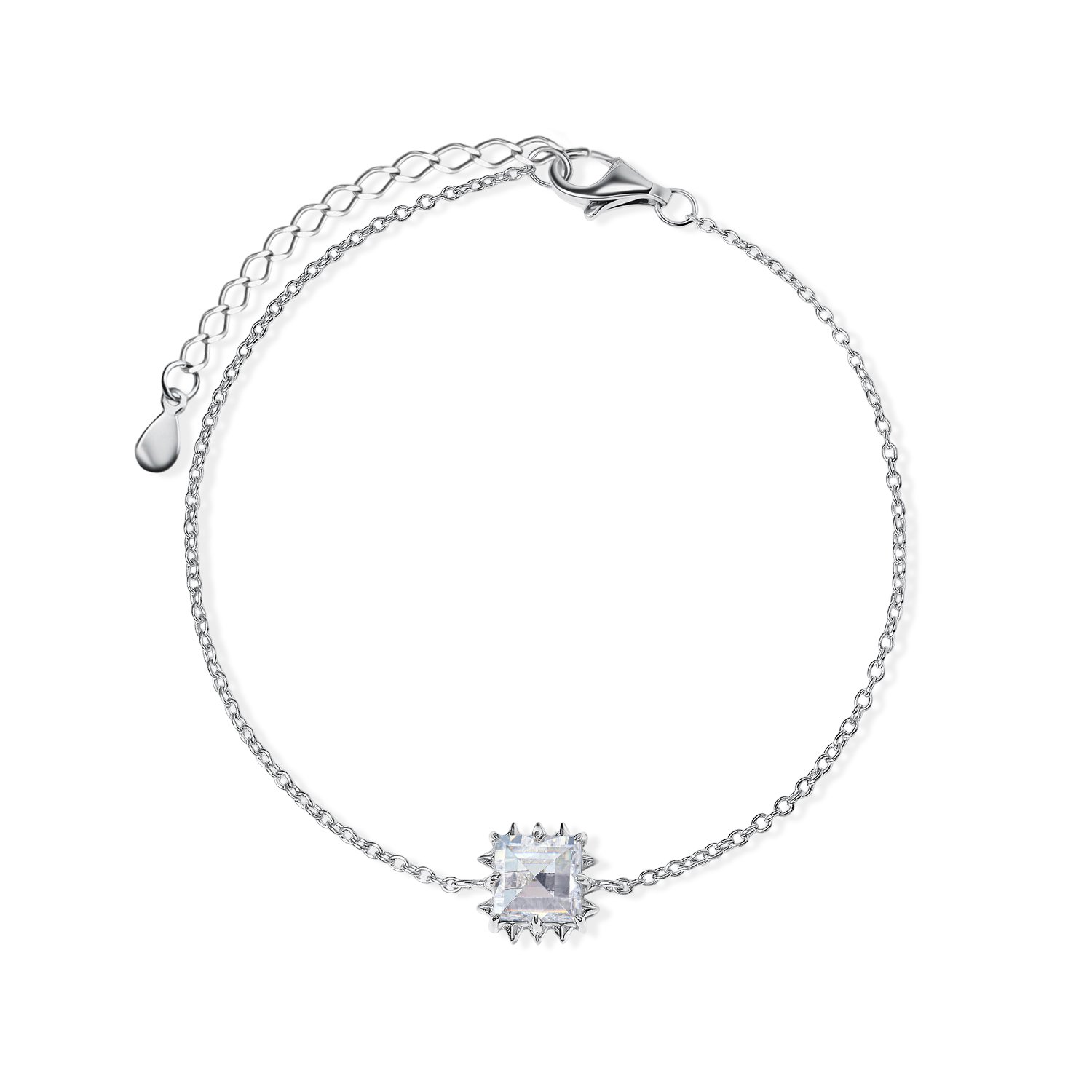 Фото «Серебряный браслет с фианитом»