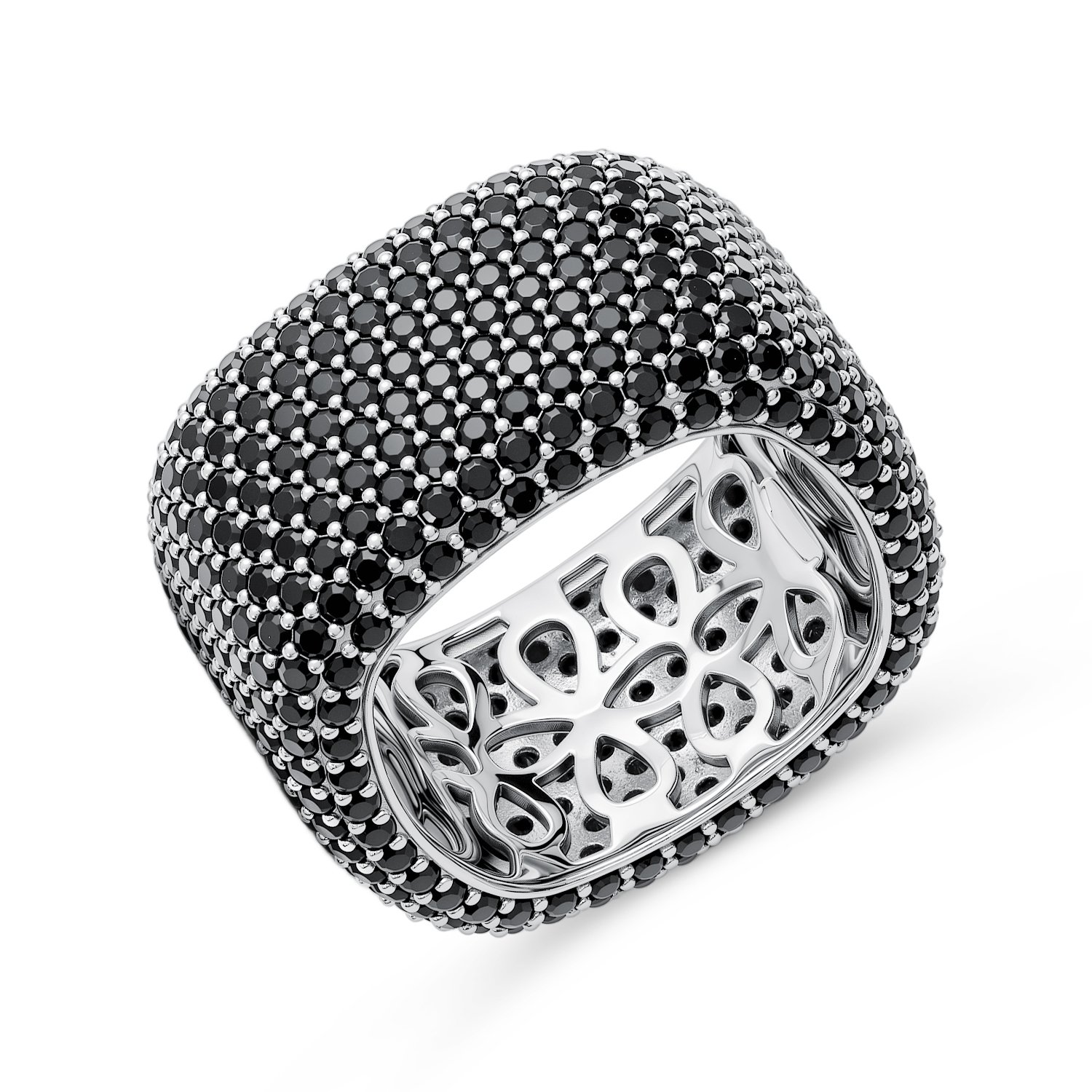 Фото «Серебряное кольцо с имитацией шпинели»