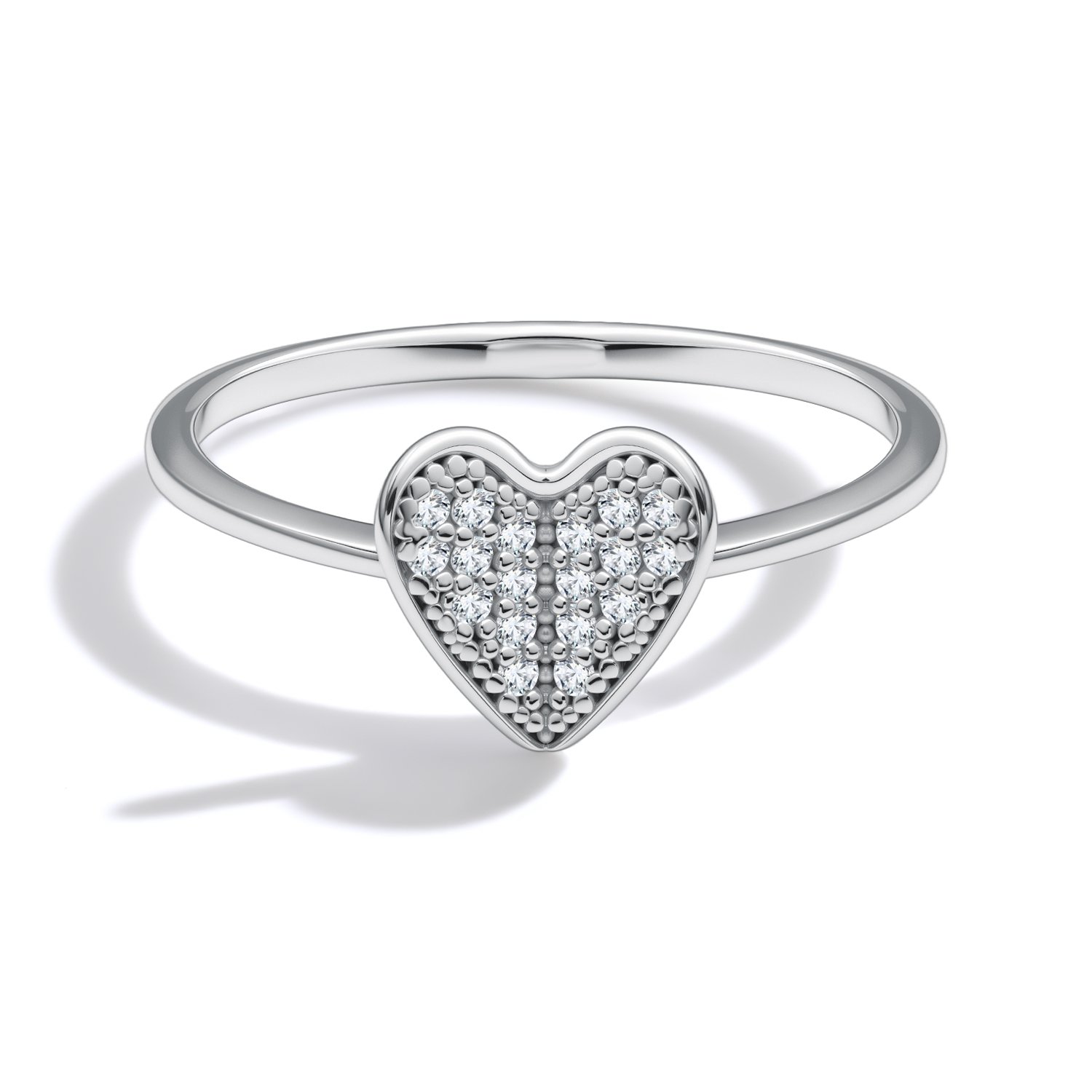 Серебряное кольцо с фианитами