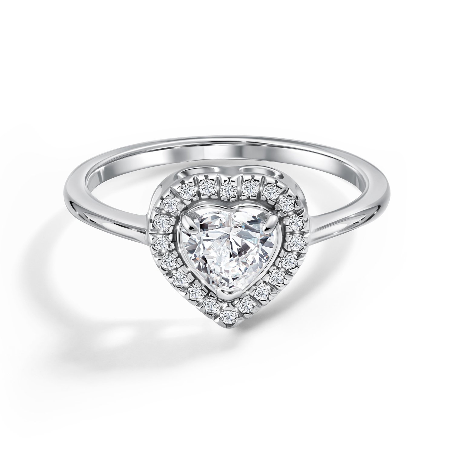 Золотое кольцо с бриллиантами выращенными