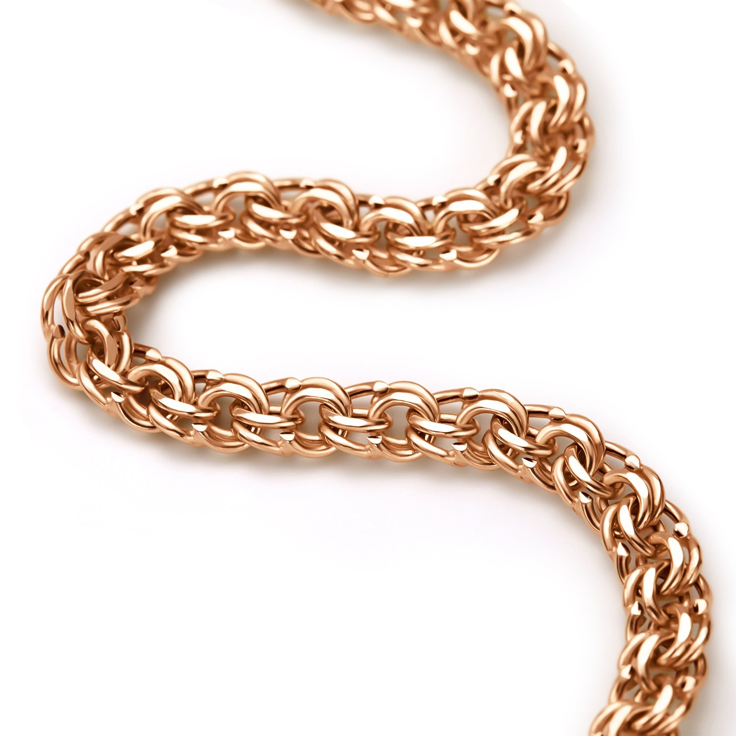 Золотой браслет облегченный