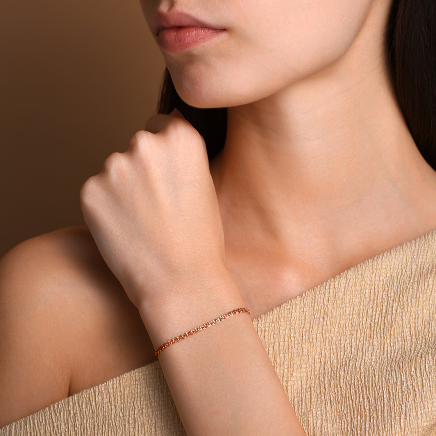 Золотой браслет полновесный