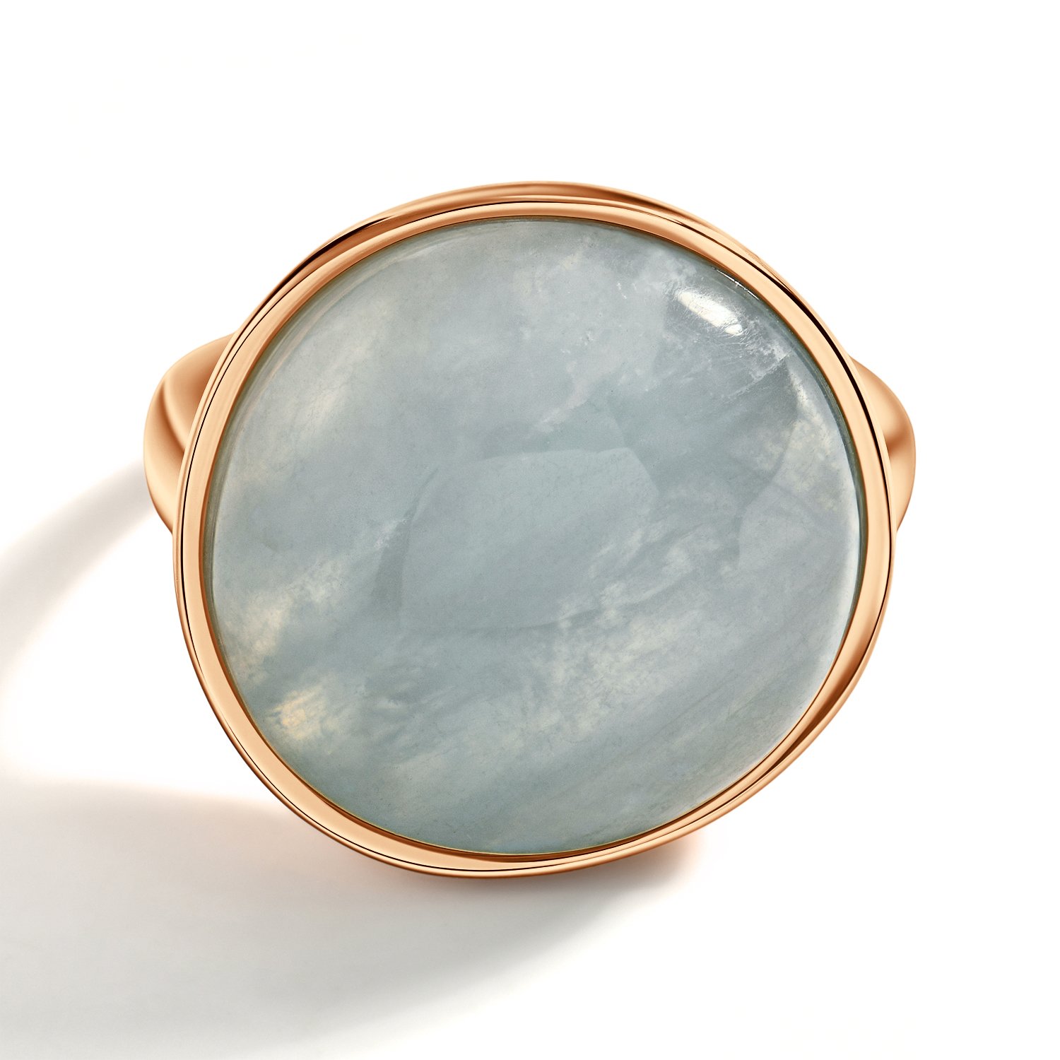 Серебряное кольцо с аквамарином