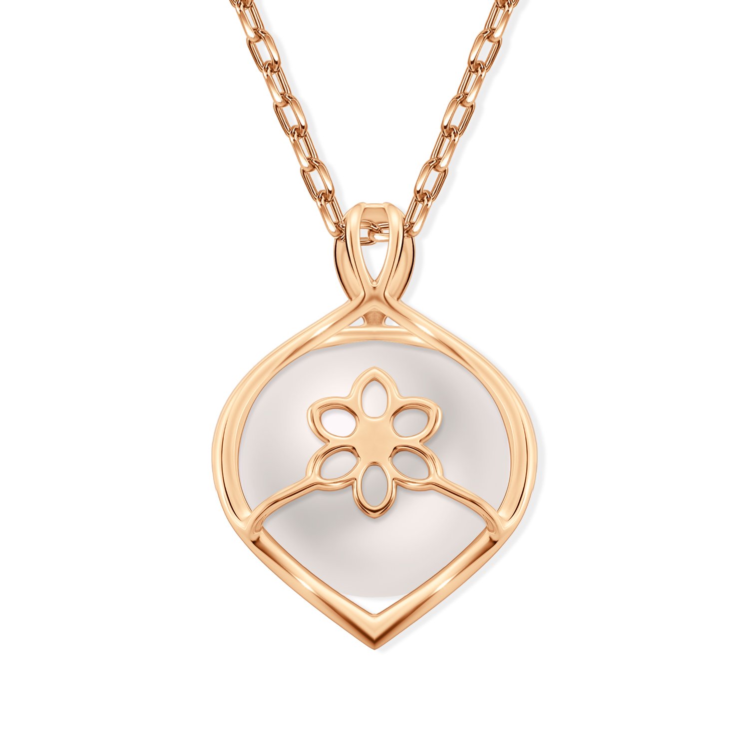 Золотая подвеска с жемчугом и бриллиантами