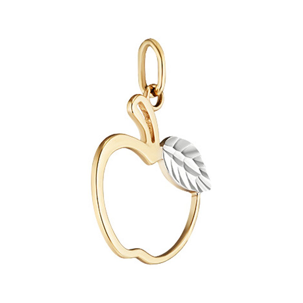 Золотая подвеска Яблоко