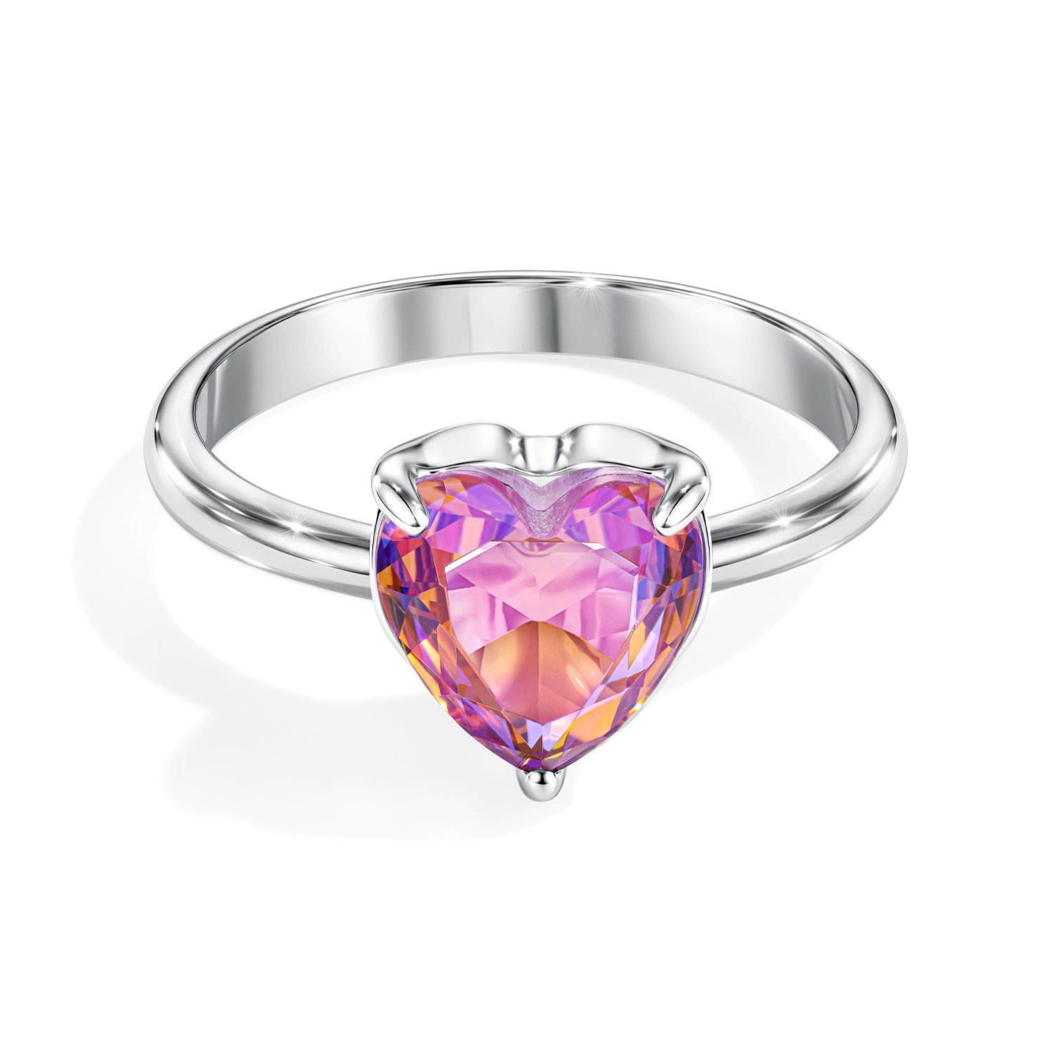 Серебряное кольцо с фианитом