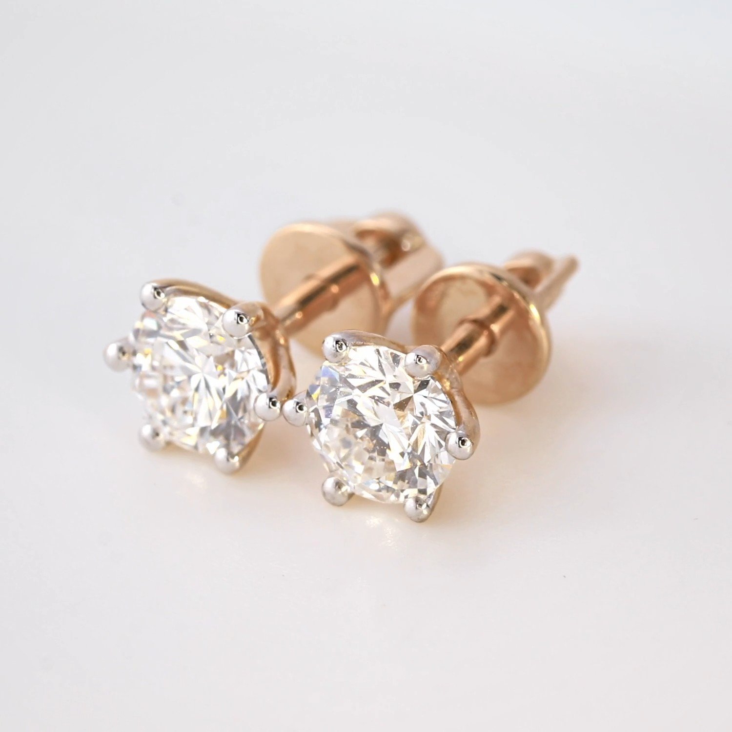Фото «Золотые серьги SMART DIAMONDS 1 карат»