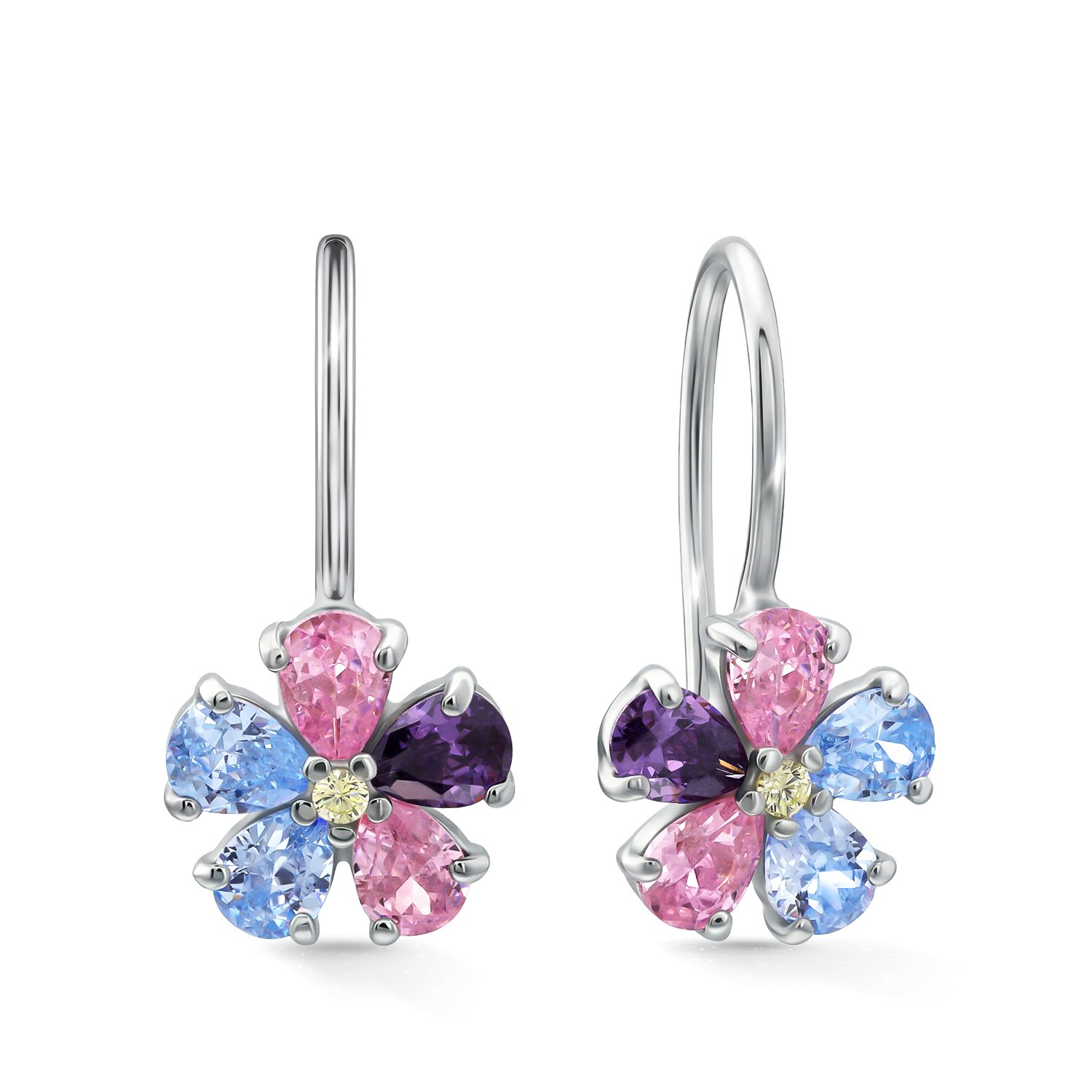 Фото «Серебряные серьги с фианитами»