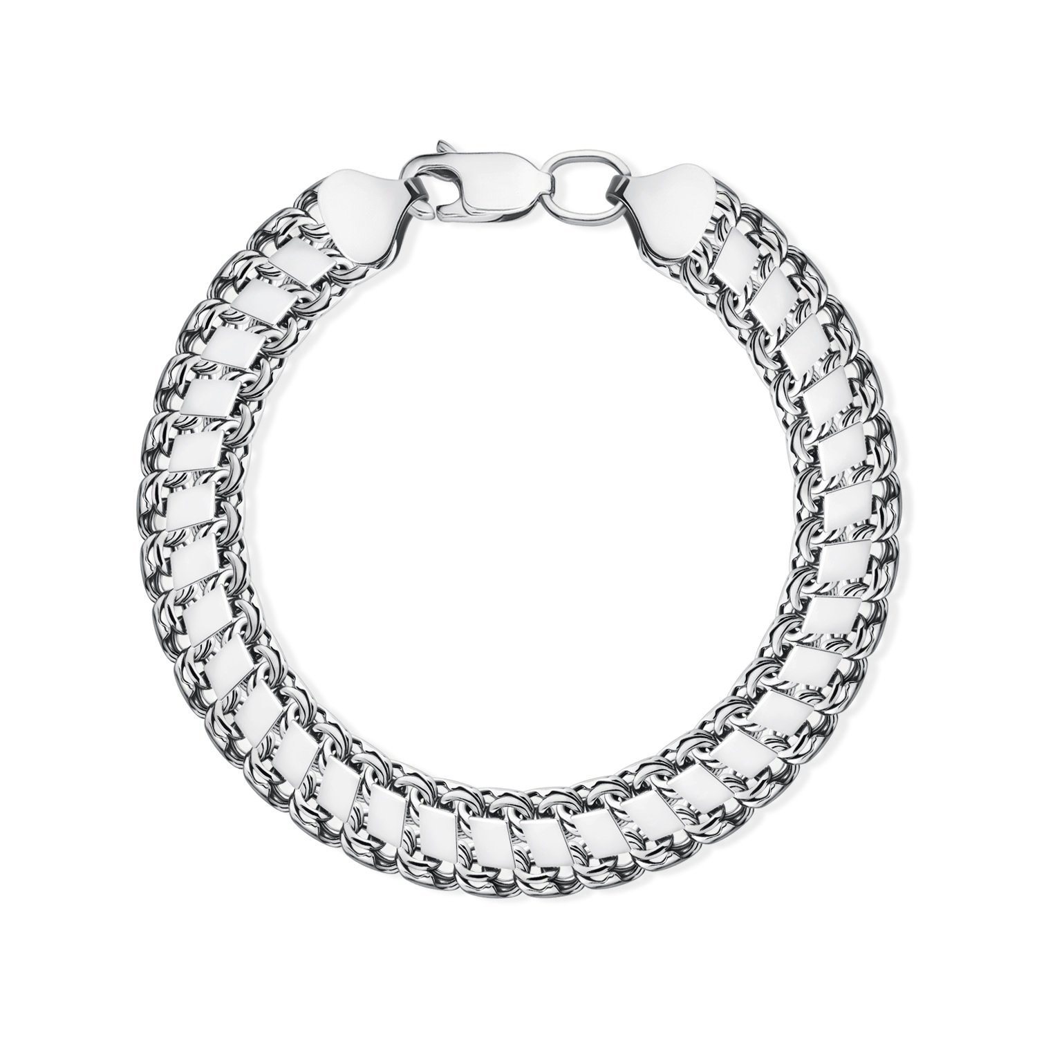 Фото «Серебряный браслет ручной работы полновесный»