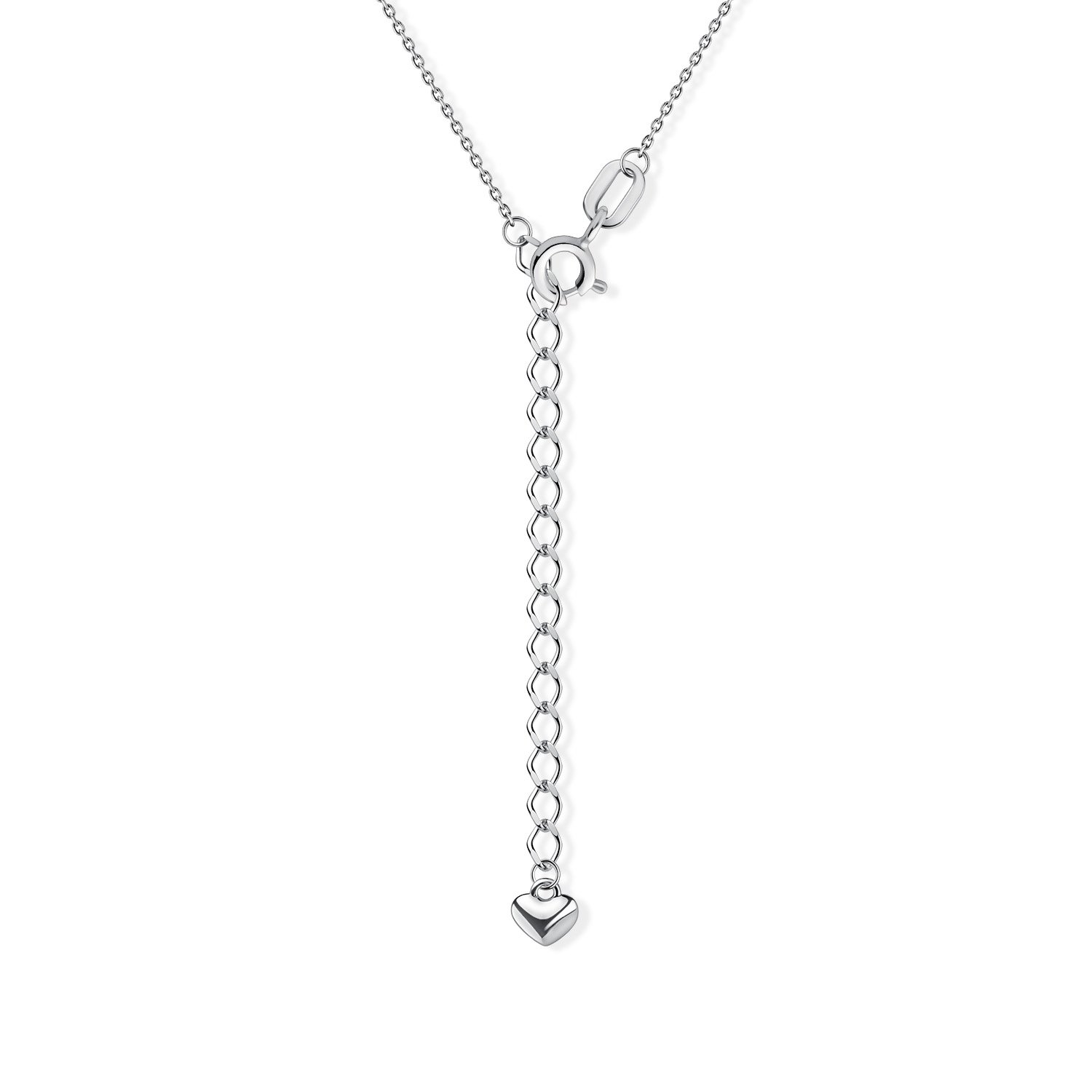 Серебряное колье с фианитами