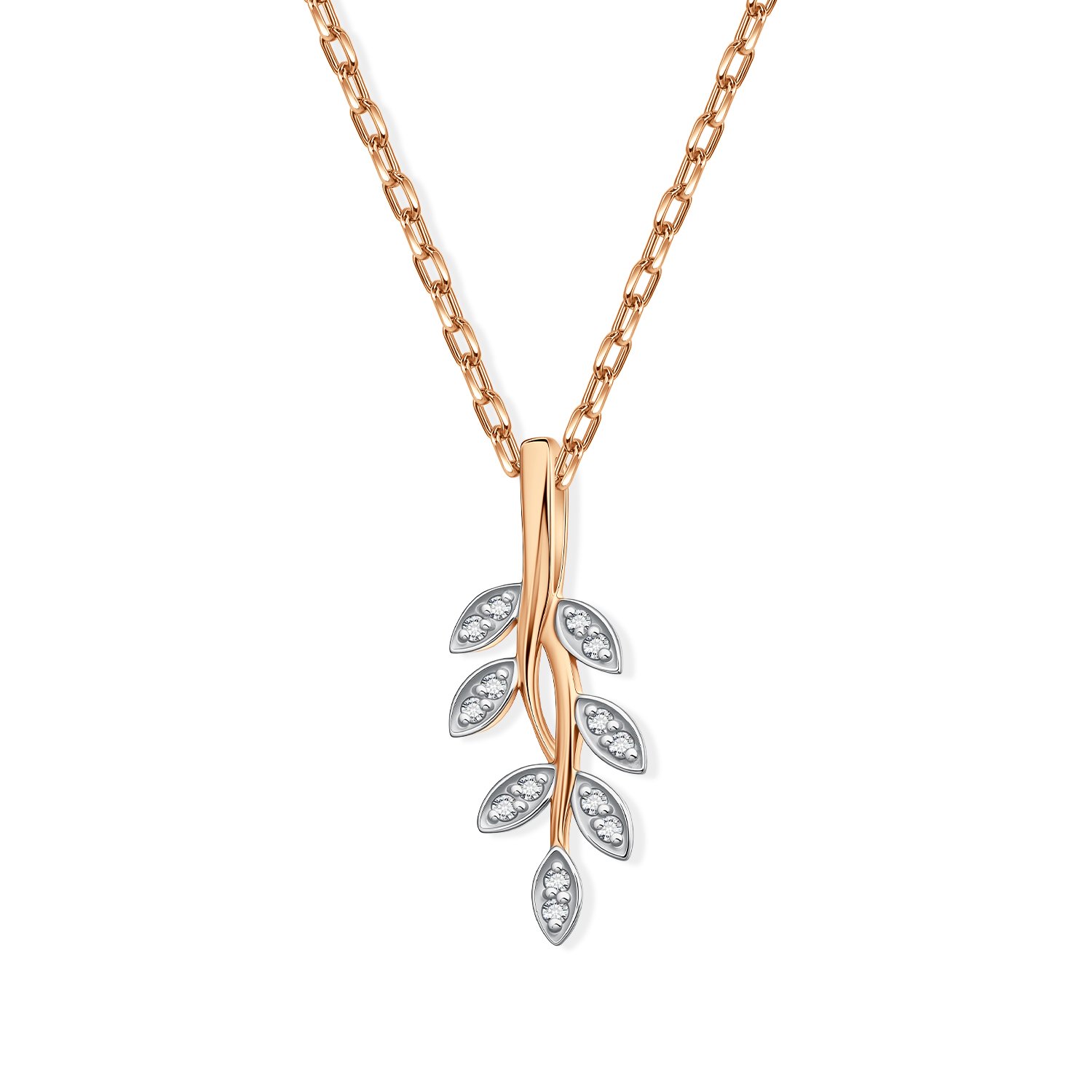 Фото «Золотая подвеска с бриллиантами»