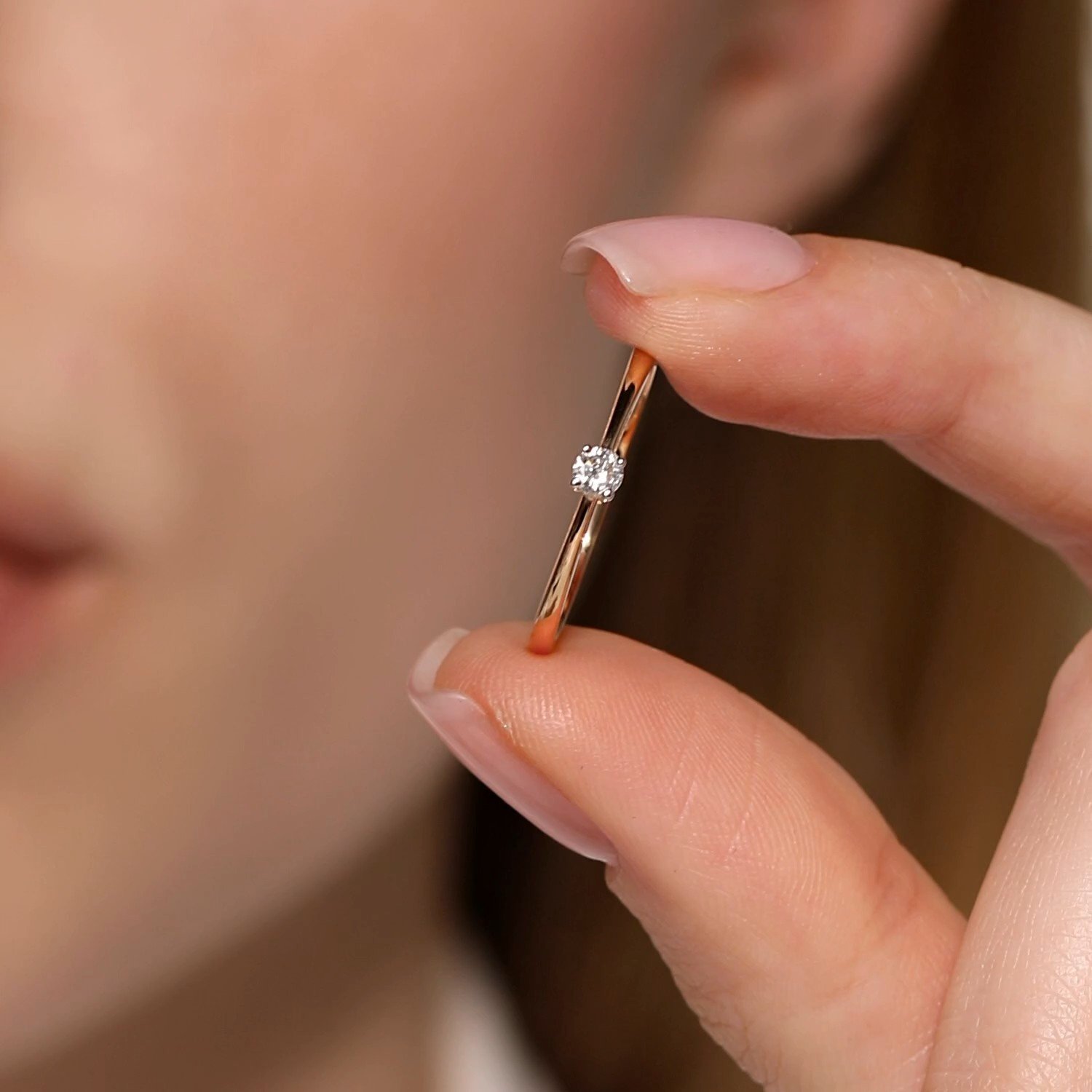 Золотое кольцо SMART DIAMONDS 0,09 карата