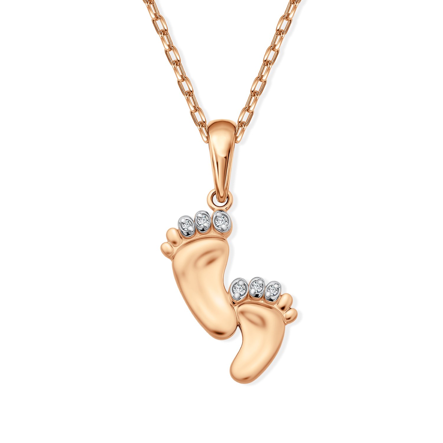 Фото «Золотая подвеска с бриллиантами»