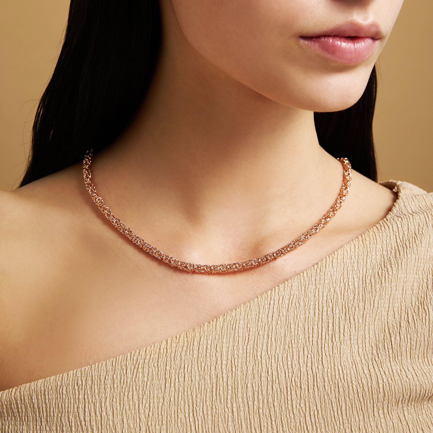 Золотая цепь ручной работы полновесная