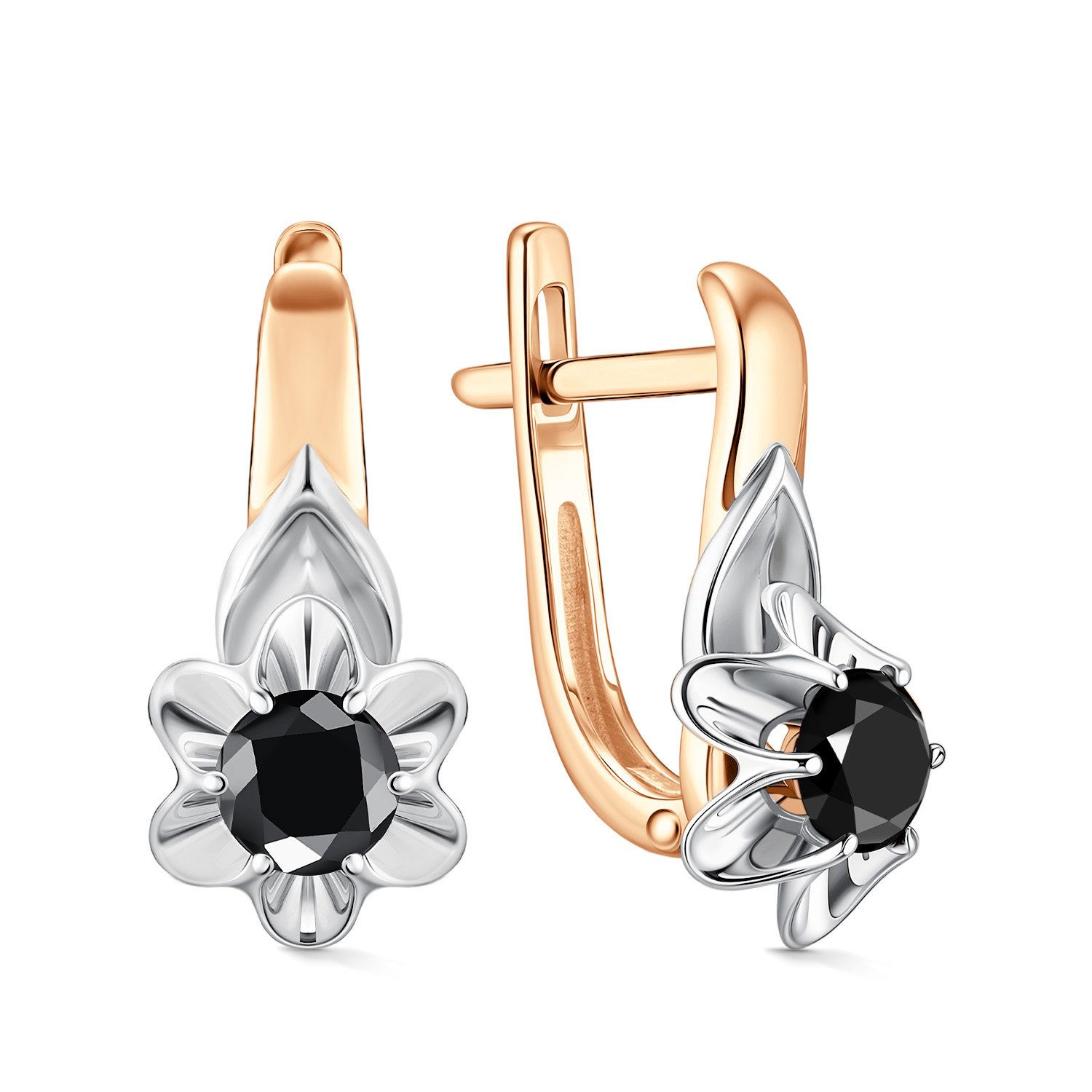 Фото «Золотые серьги с сапфирами»