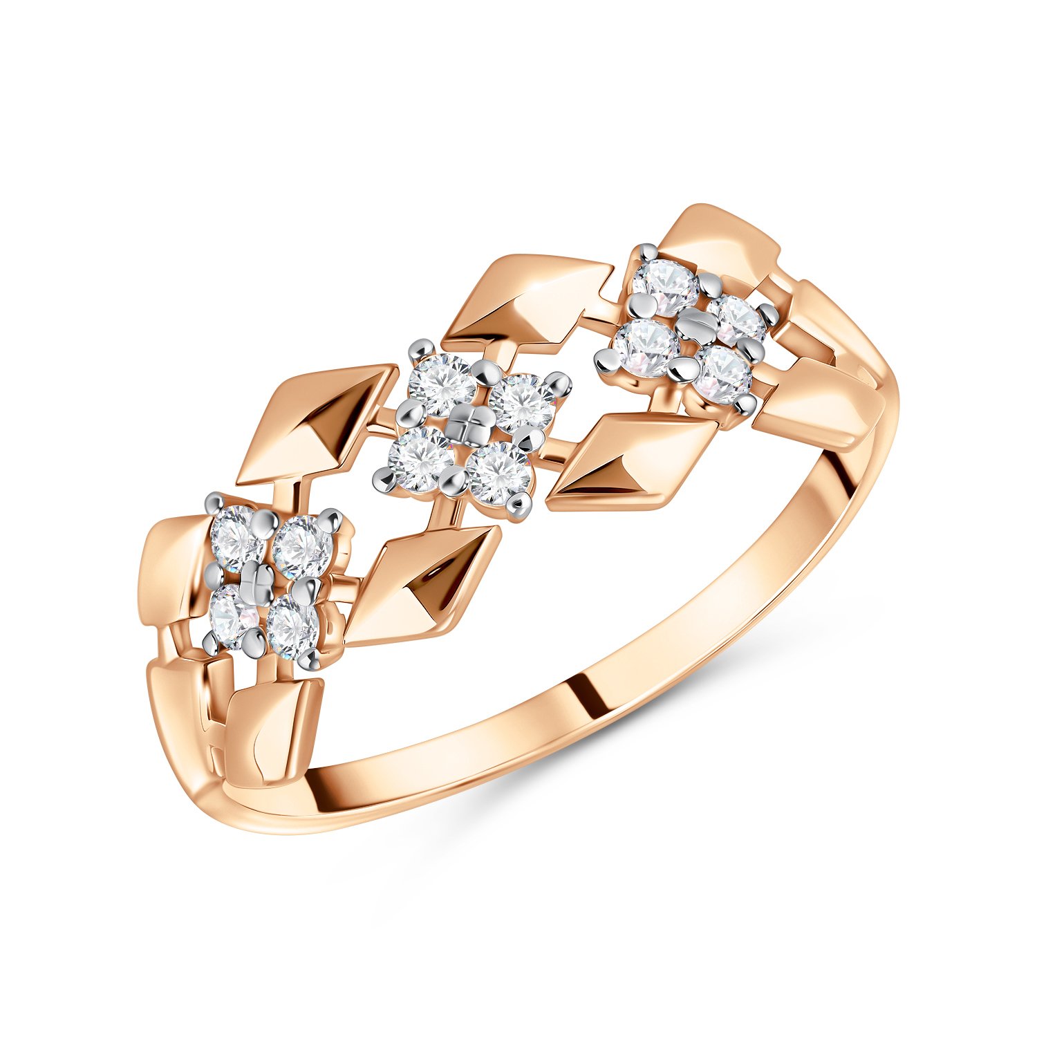 Фото «Золотое кольцо с фианитами»