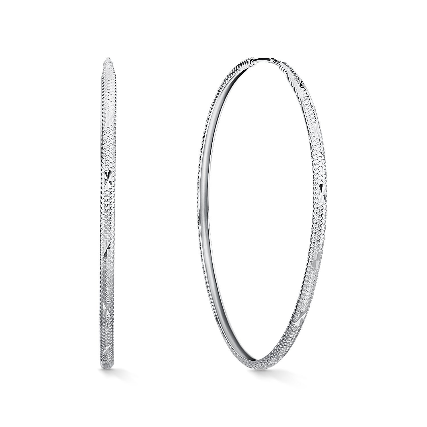 Фото «Серебряные серьги-конго»