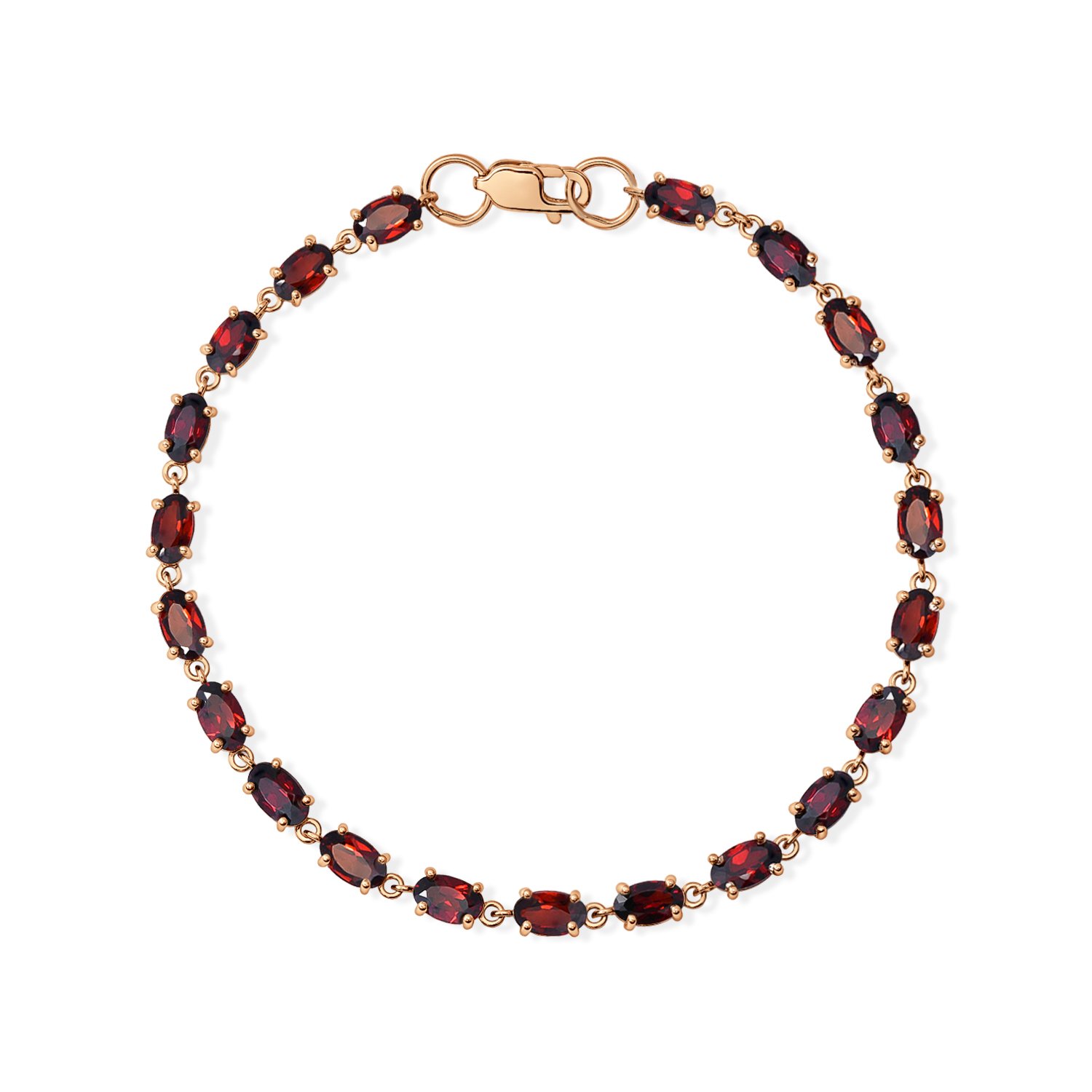 Фото «Золотой браслет с гранатом»