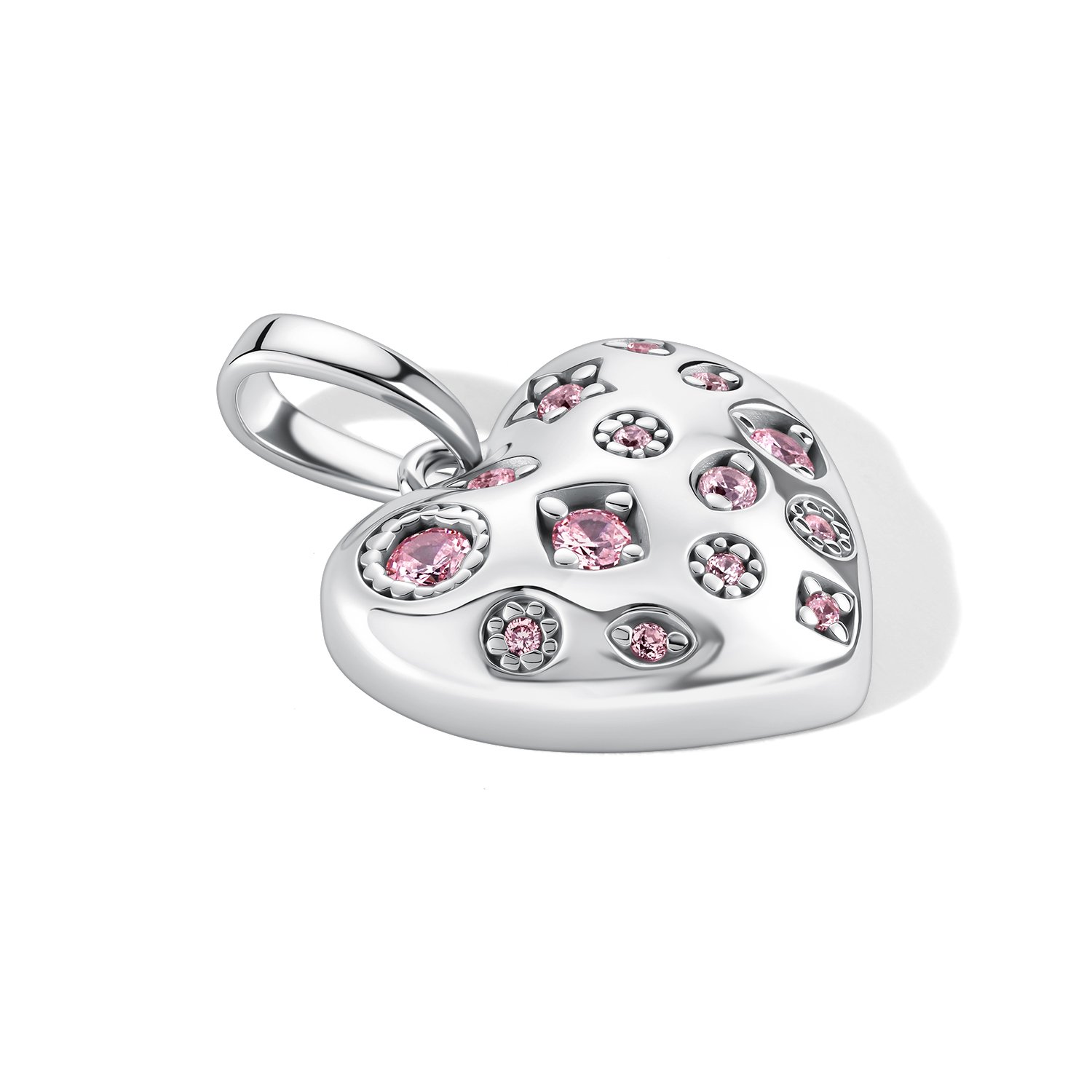 Серебряная подвеска с фианитами