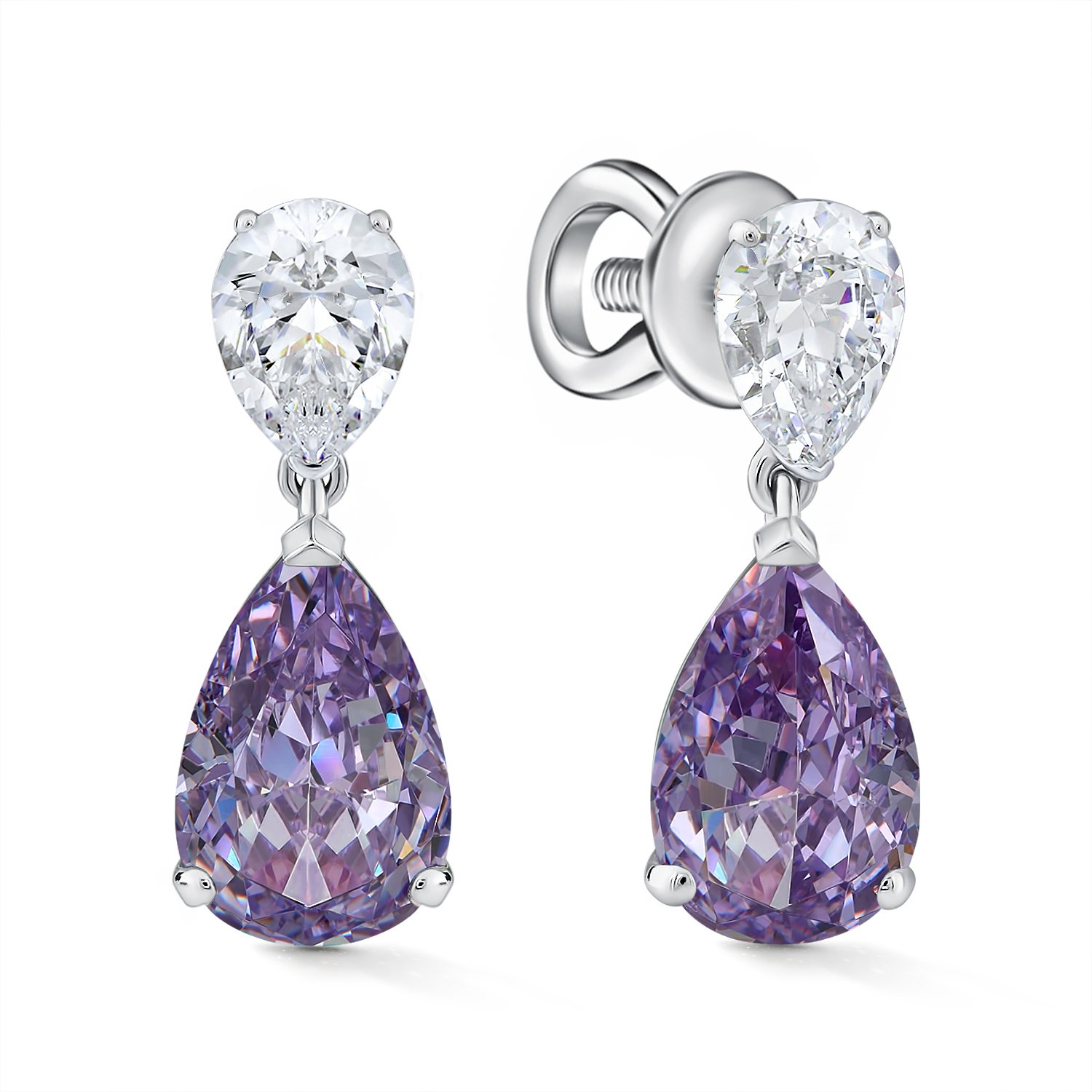 Фото «Серебряные серьги с фианитами»