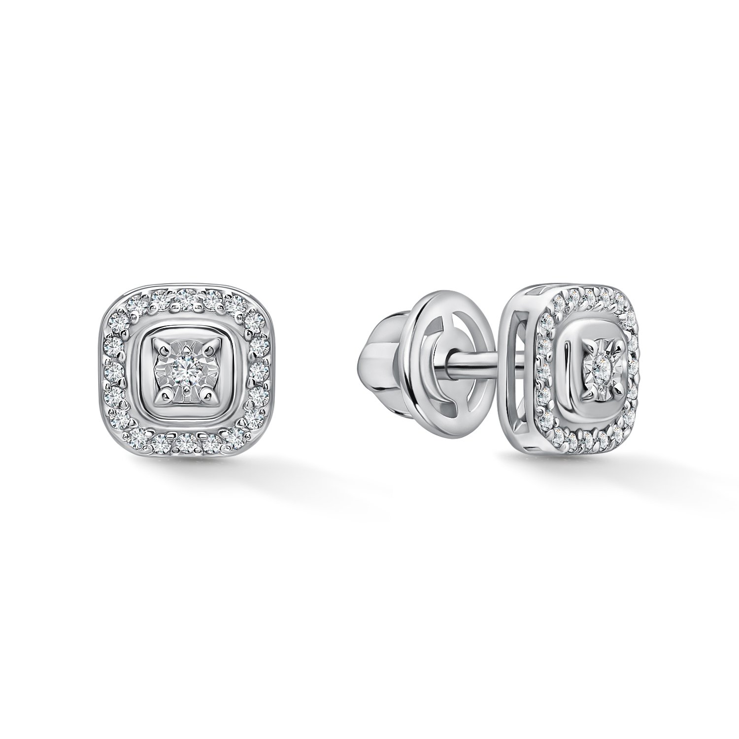 Фото «Золотые серьги с бриллиантами»