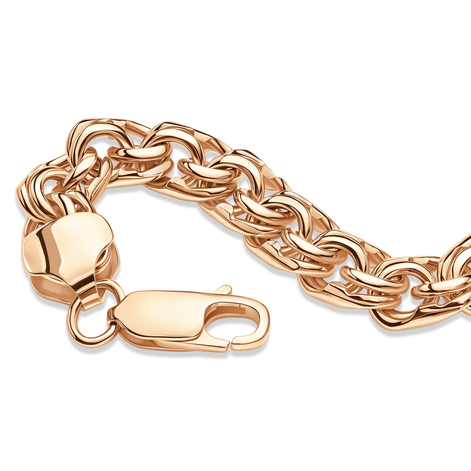 Золотой браслет ручной работы полновесный