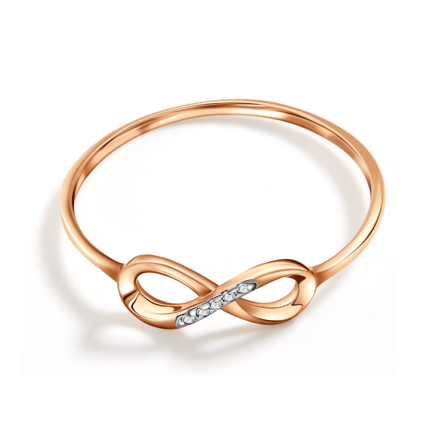 Золотое кольцо с бриллиантами