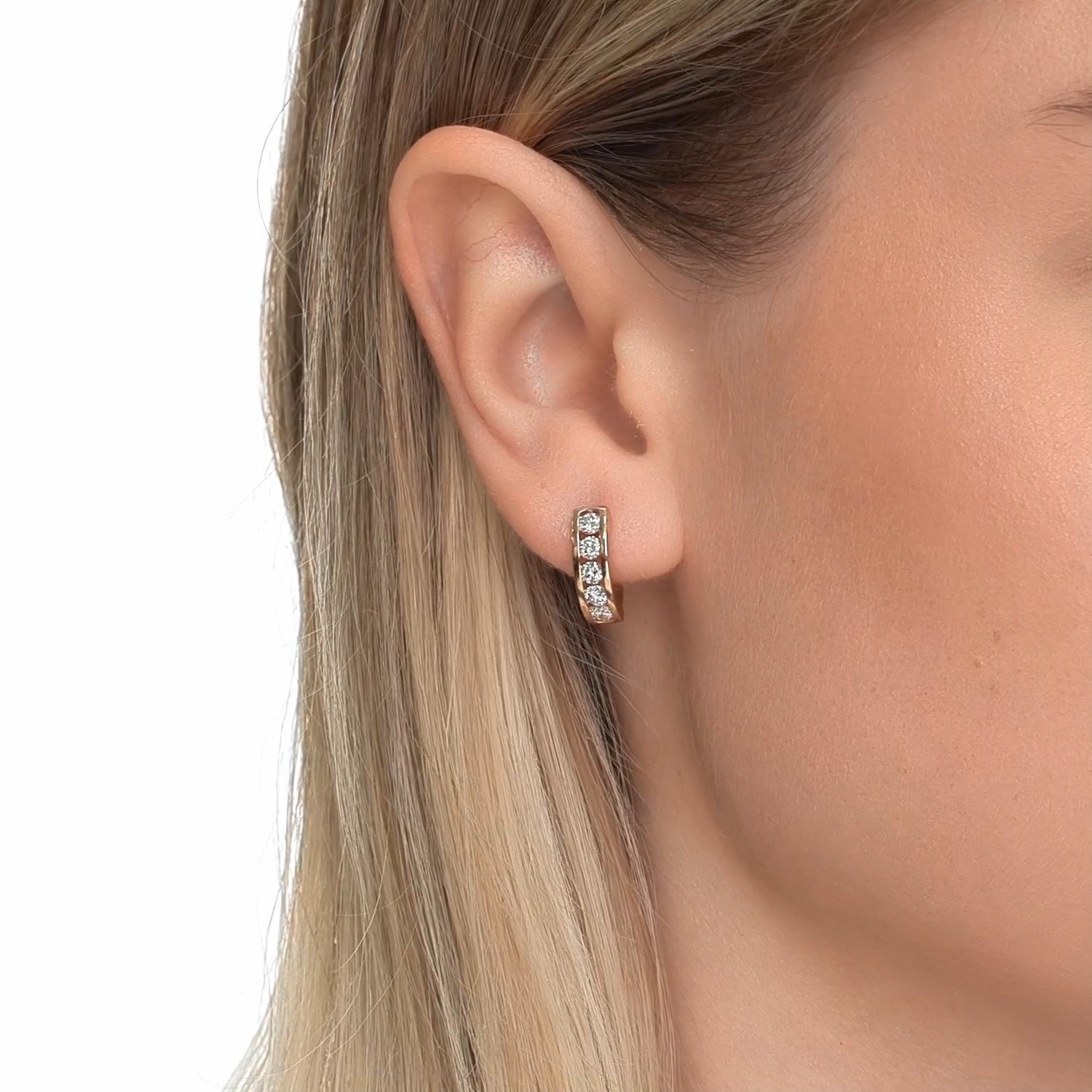 Золотые серьги SMART DIAMONDS 1,07 карата