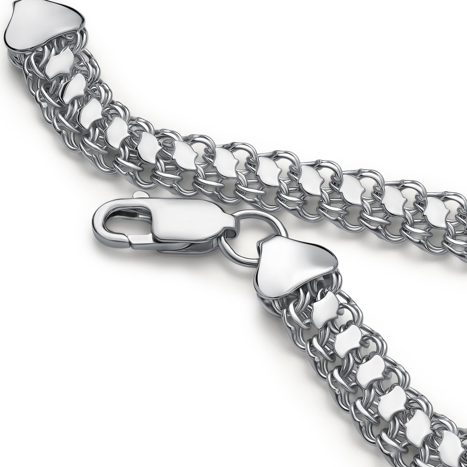 Серебряный браслет полновесный