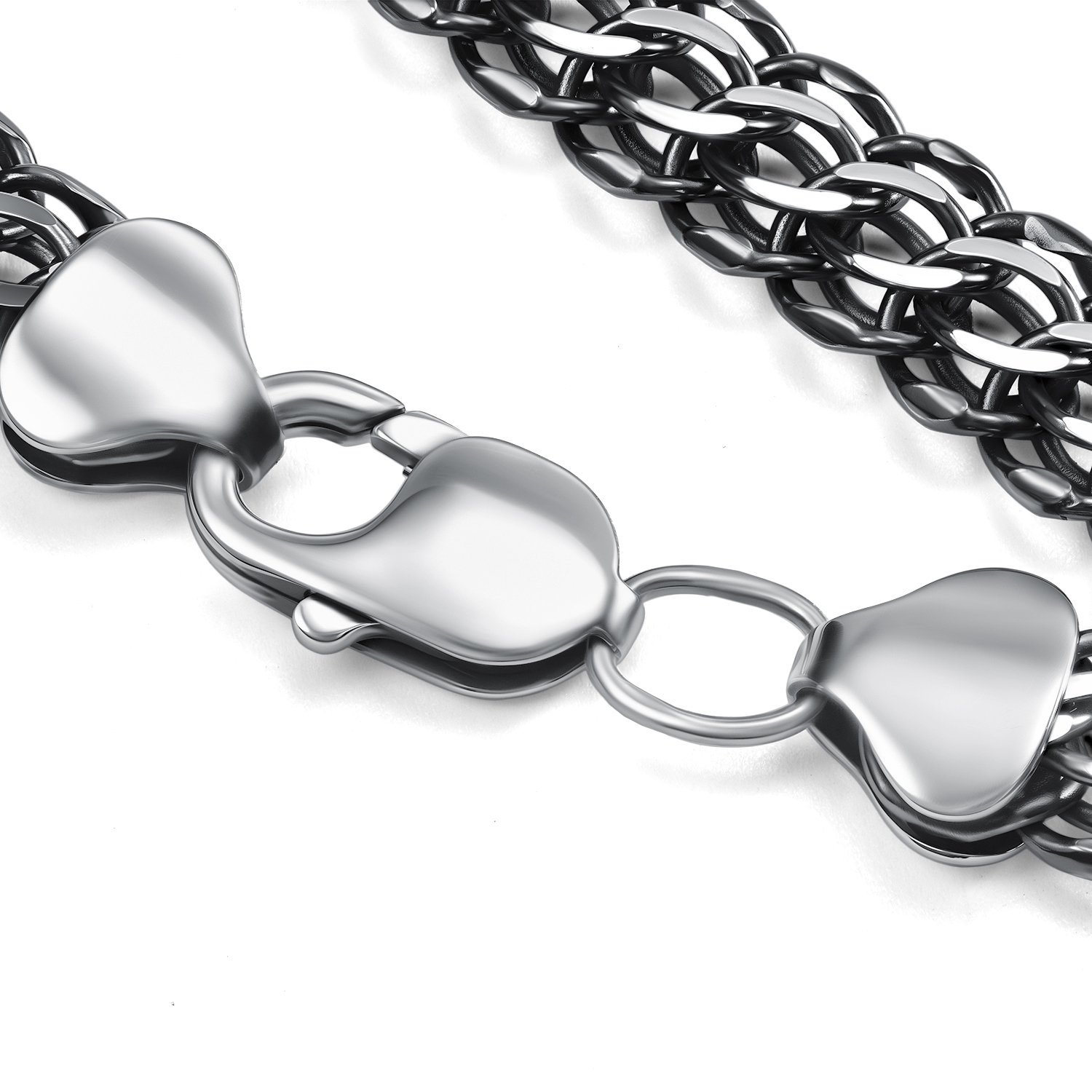 Серебряная цепь ручной работы полновесная