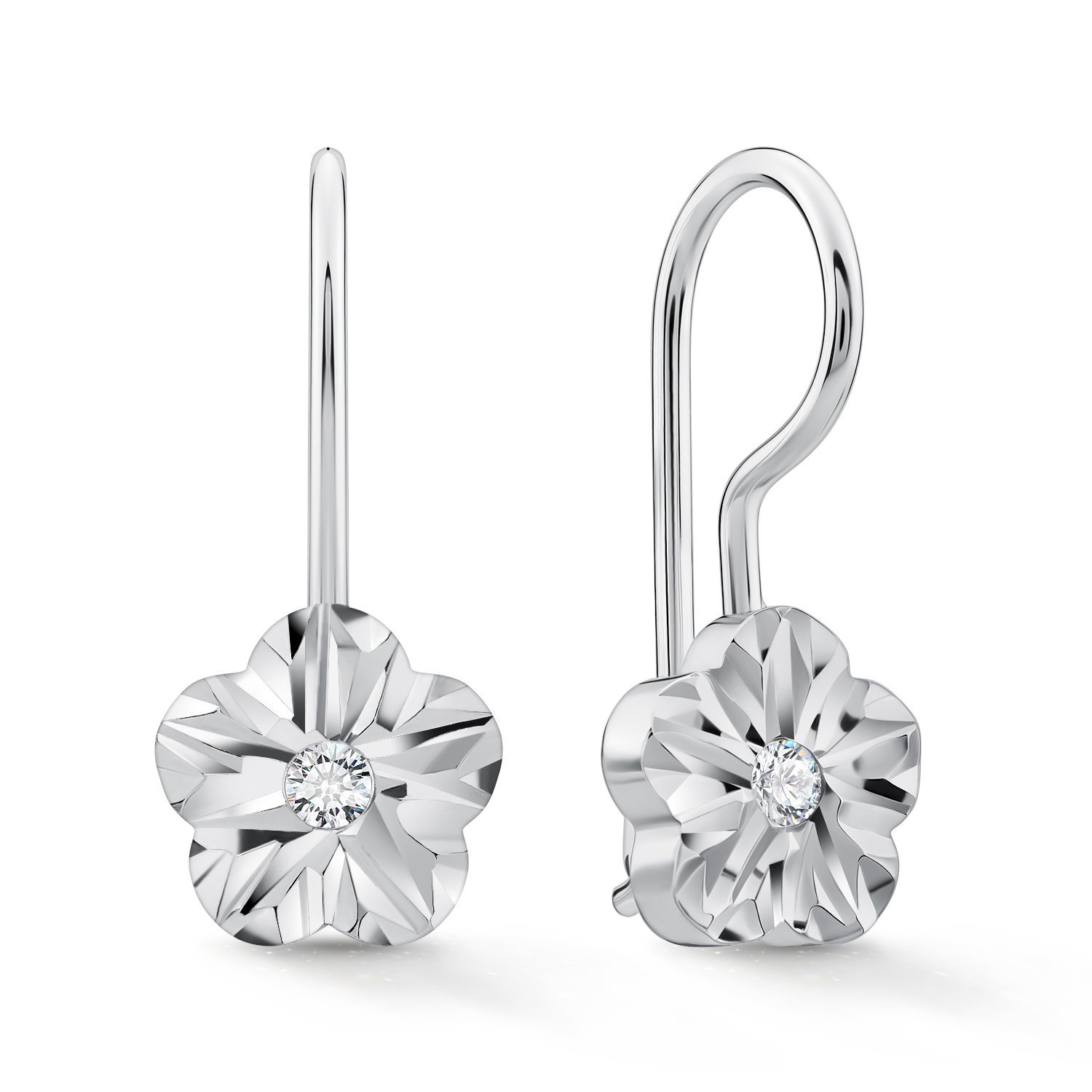 Фото «Серебряные серьги с фианитами»