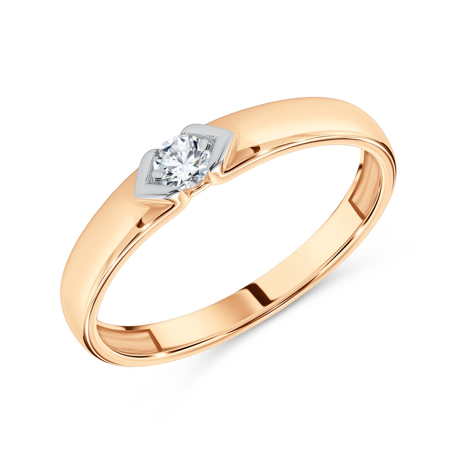 Фото «Золотое кольцо с фианитом»