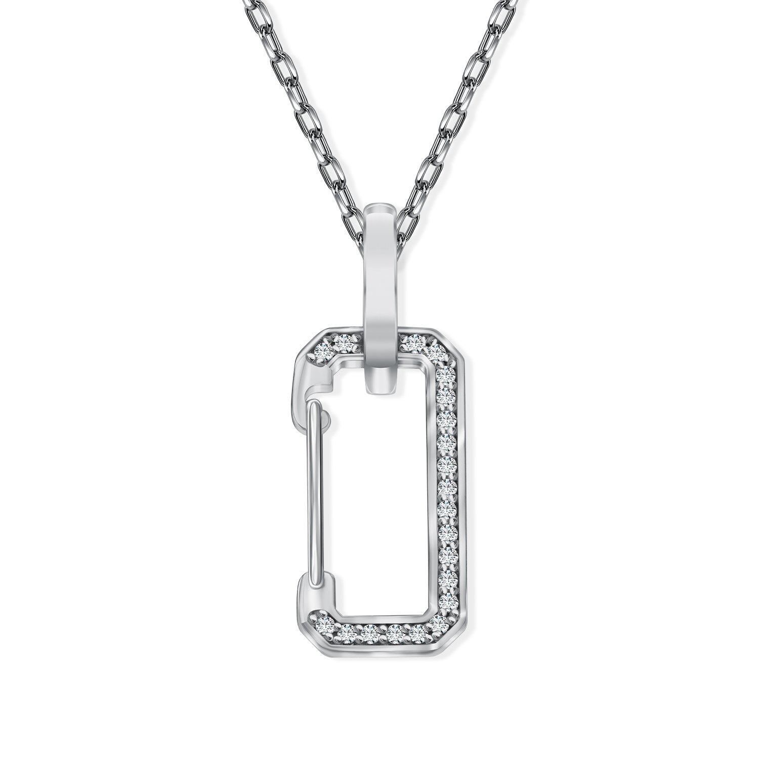 Фото «Золотая подвеска с фианитами»