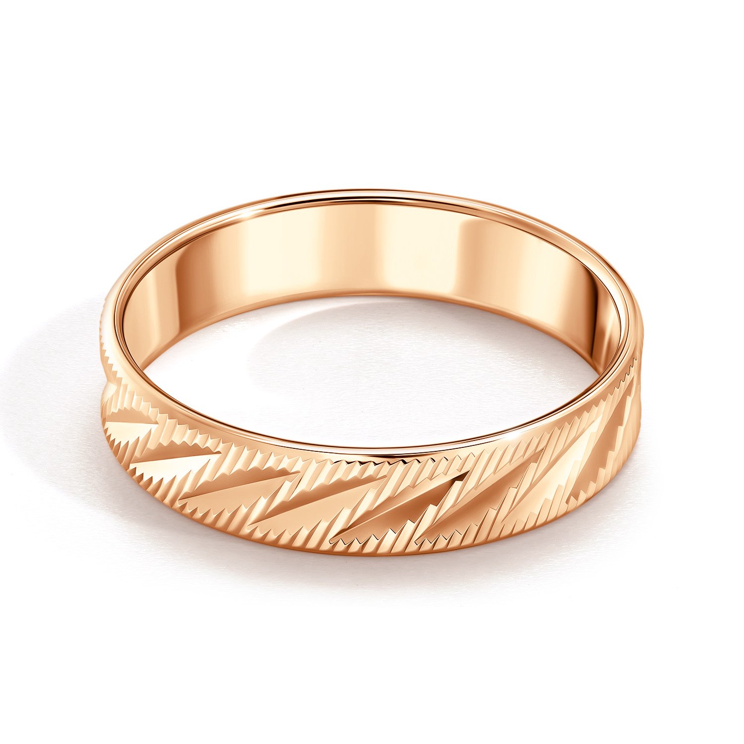 Золотое обручальное кольцо