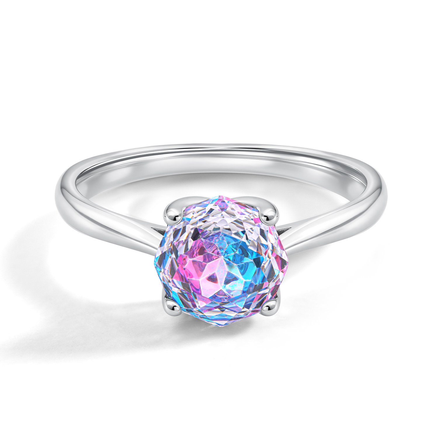 Серебряное кольцо с фианитом