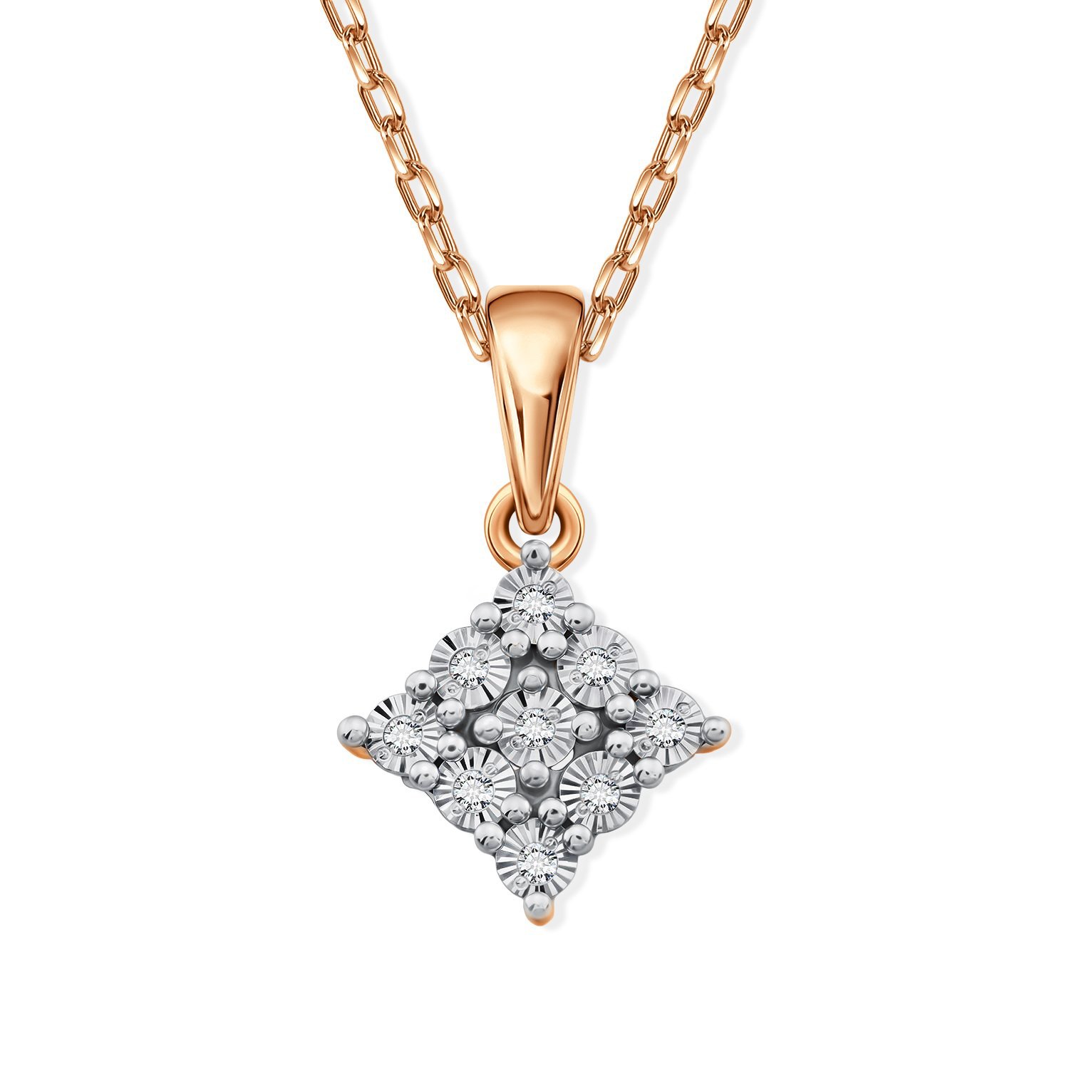 Фото «Золотая подвеска с бриллиантами»