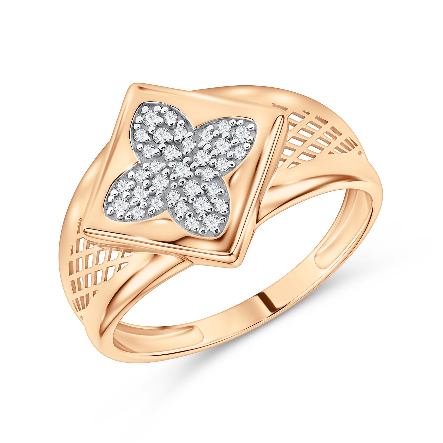 Фото «Золотое кольцо с фианитами»