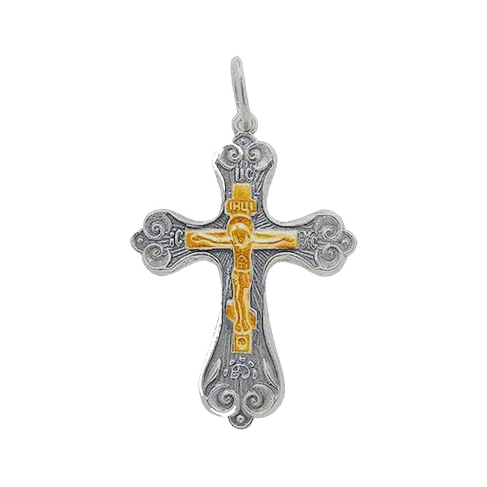 Фото «Крестик из золота и серебра»