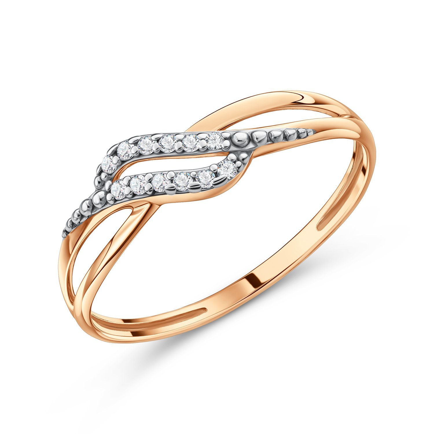 Фото «Золотое кольцо с фианитами»