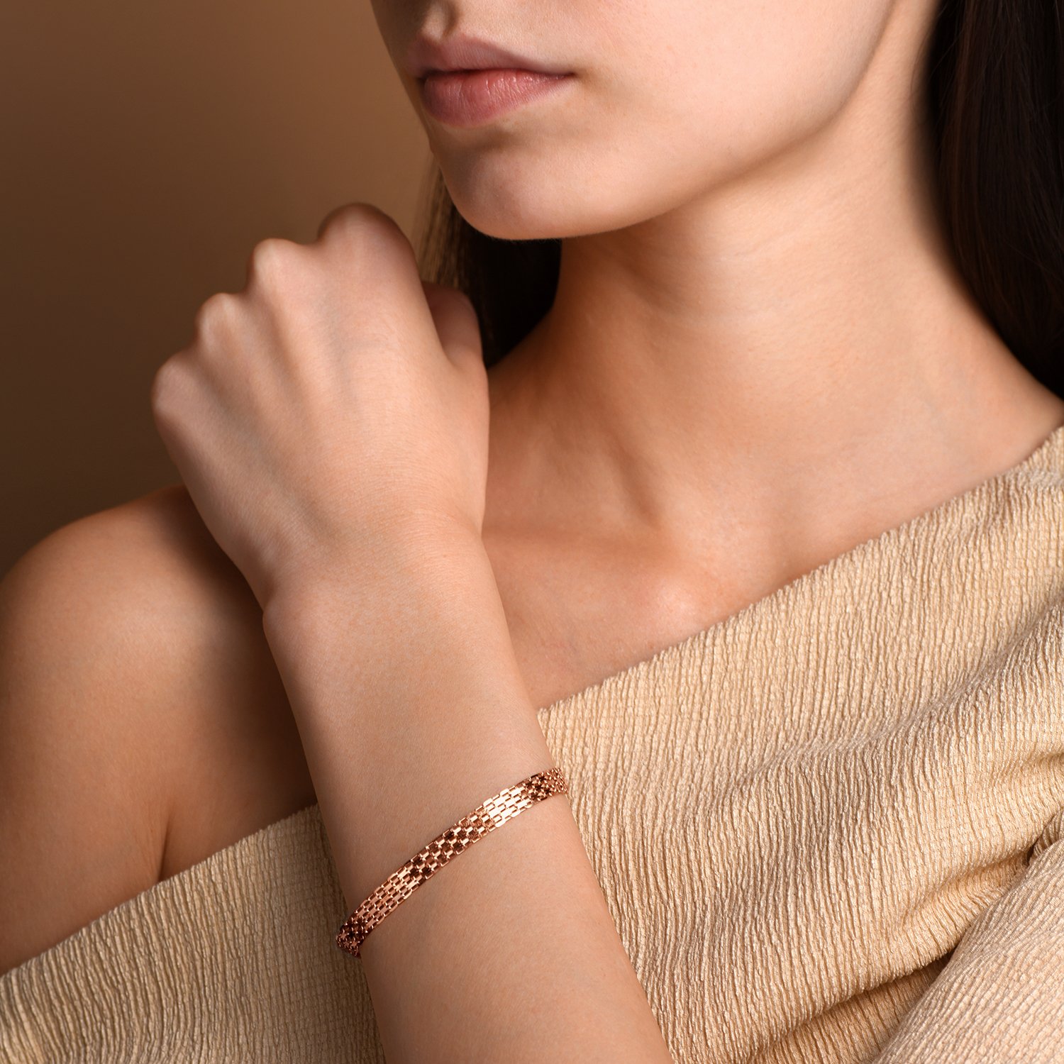 Золотой браслет полновесный