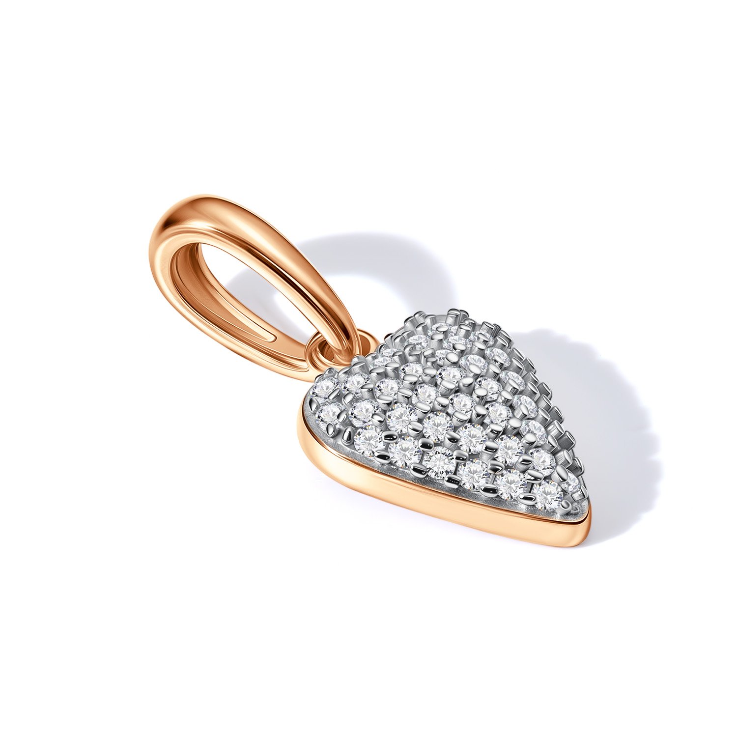 Золотая подвеска с бриллиантами