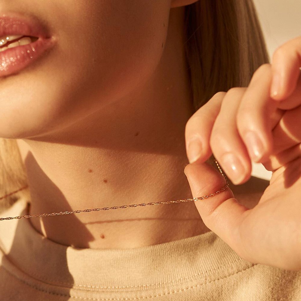 Золотая цепочка Сингапур