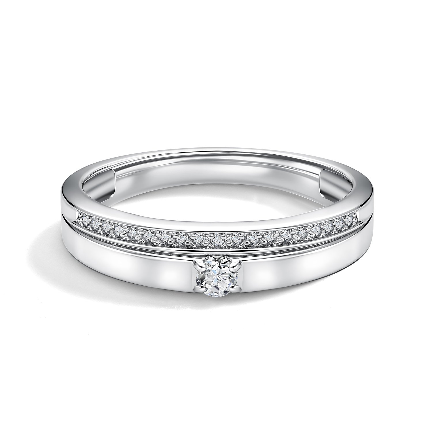 Золотое кольцо с бриллиантами