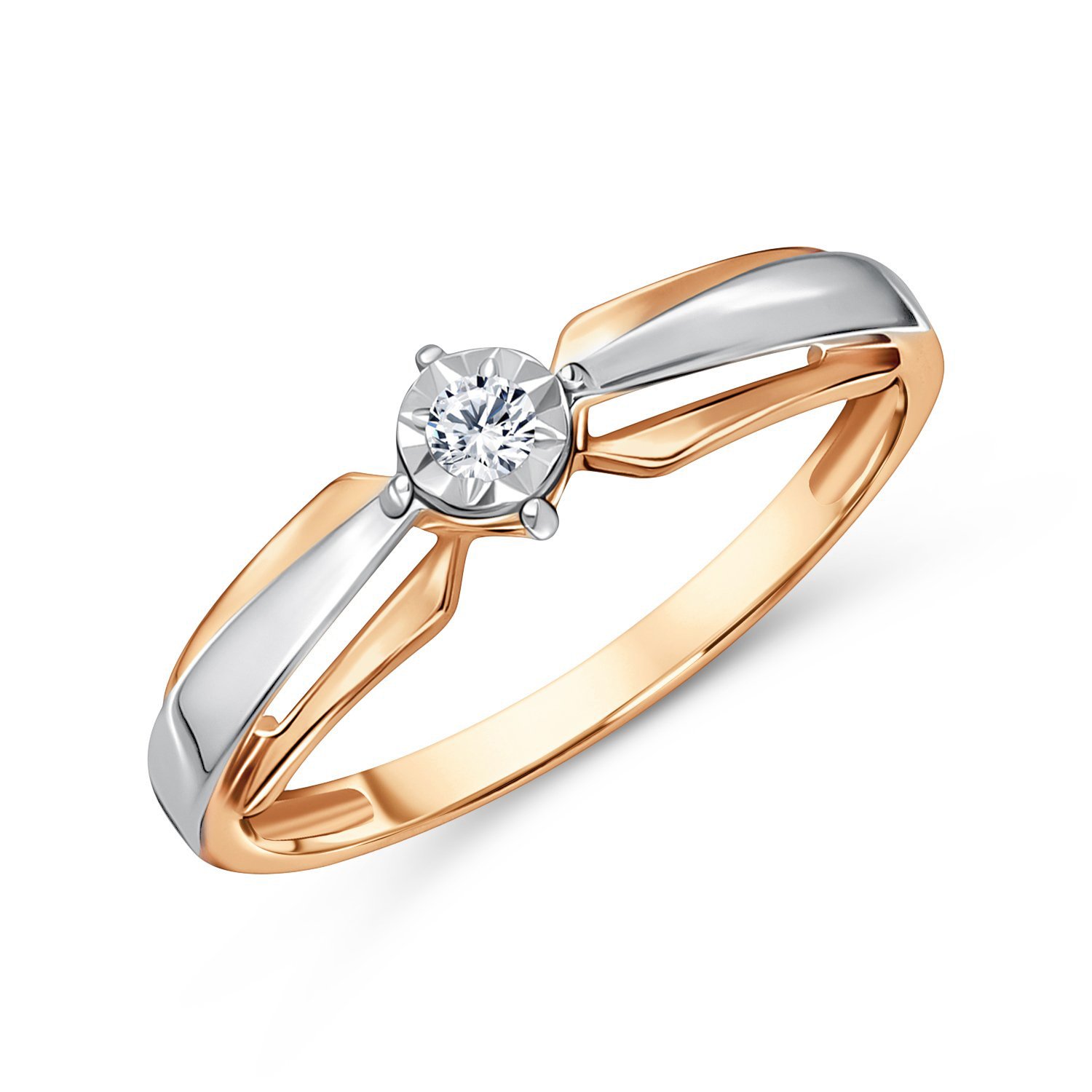 Фото «Золотое кольцо с  бриллиантом»